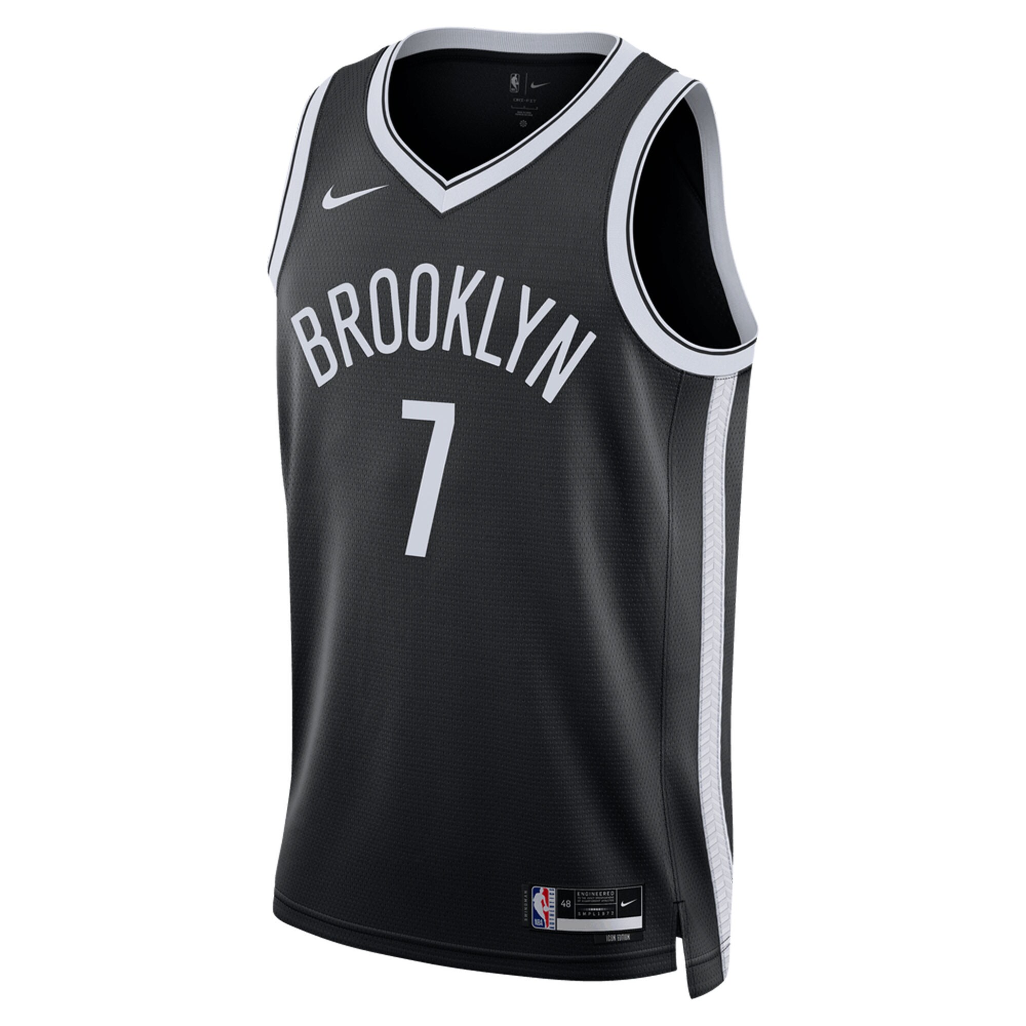 Kevin Durant Brooklyn Nets Unisex Swingman Jersey - Icon Edition - Black