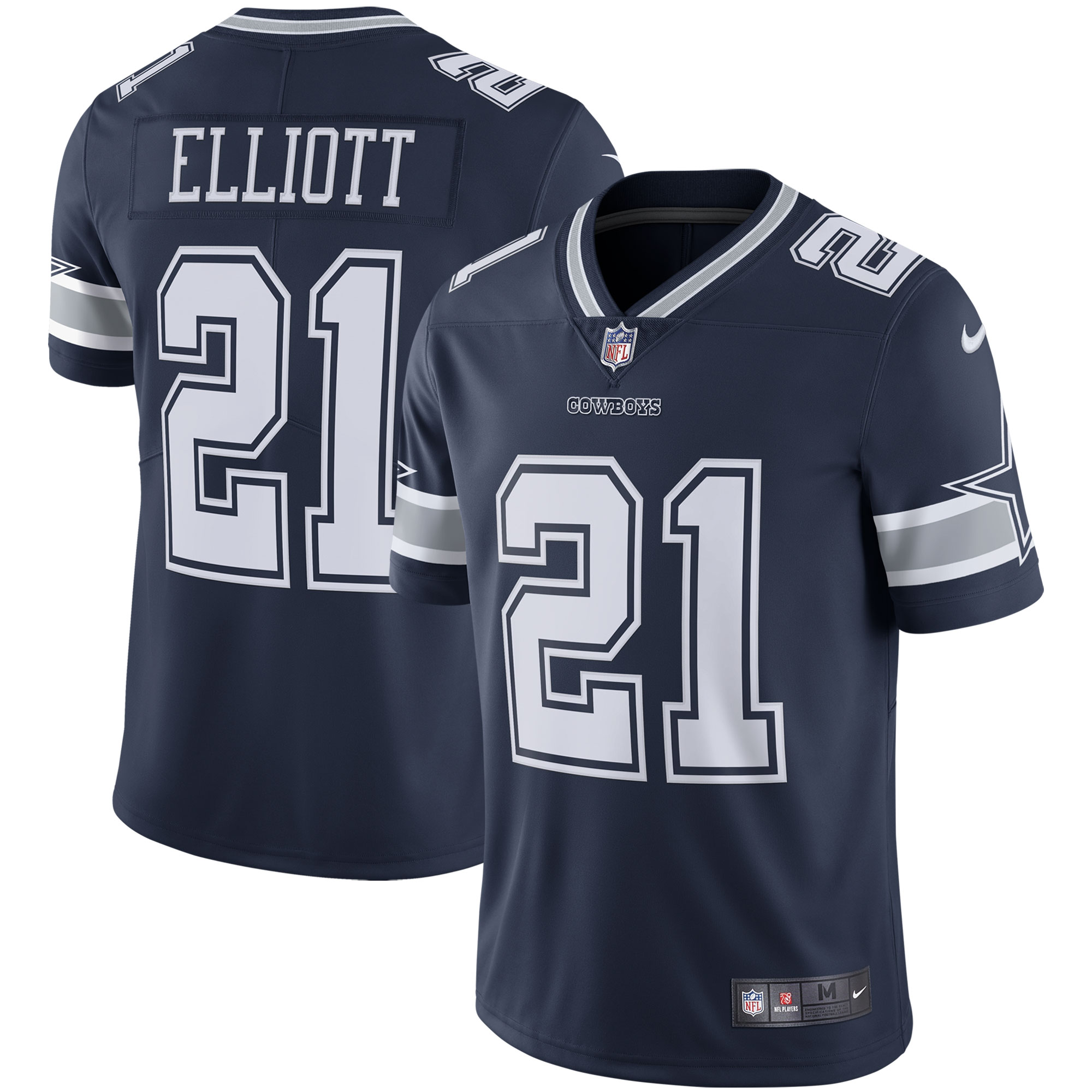 Ezekiel Elliott Dallas Cowboys  Vapor Limited Jersey - Navy