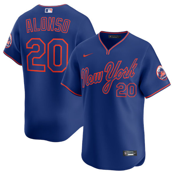 New York Mets Pete Alonso Nike Royal Alternate Limited Player Jersey