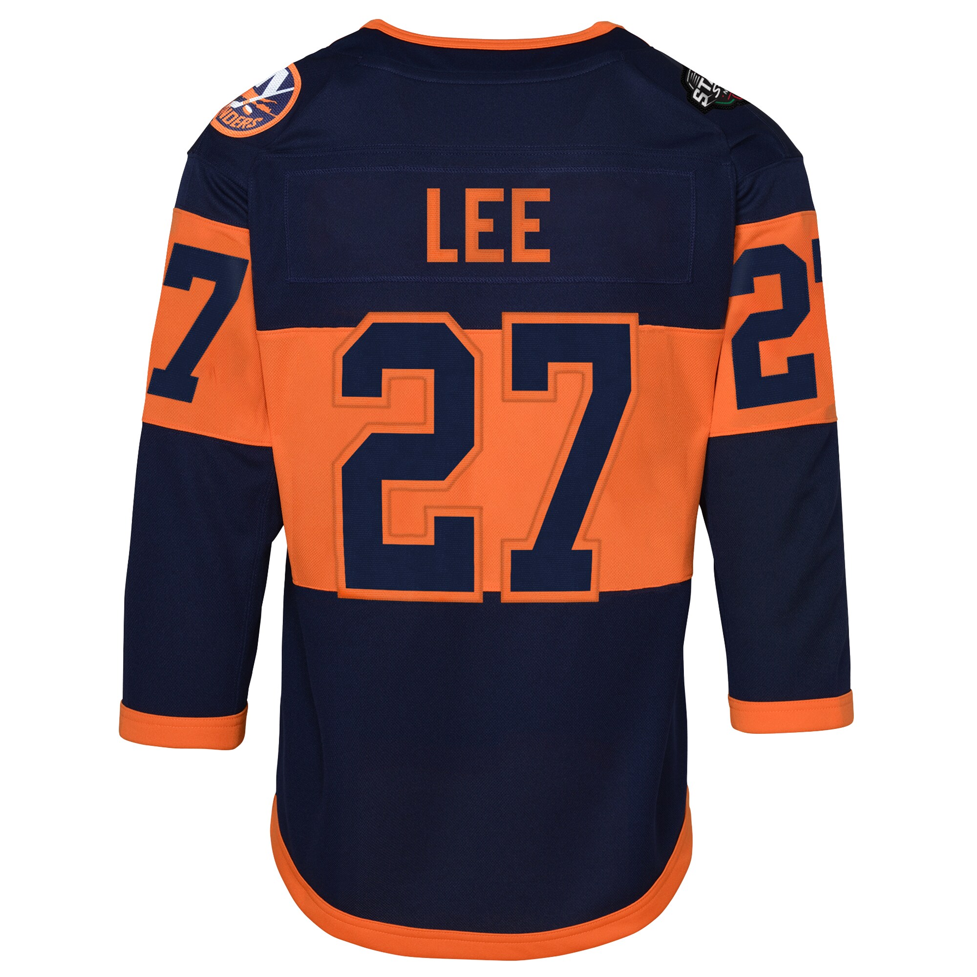 Anders Lee New York Islanders Youth 2024 NHL Stadium Series Premier Player Jersey Navy