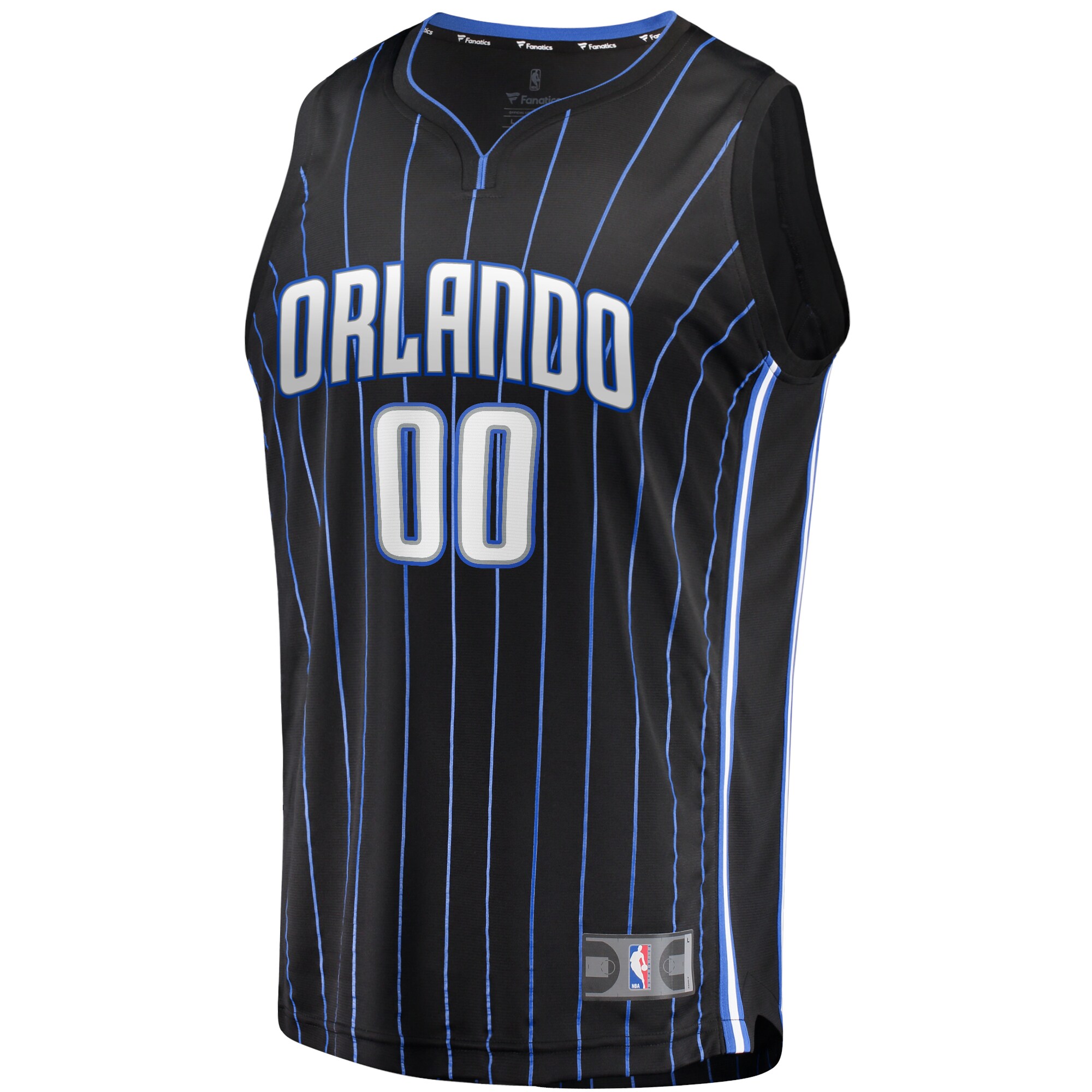 Orlando Magic Fanatics Youth Fast Break Replica Custom Jersey Black - Icon Edition