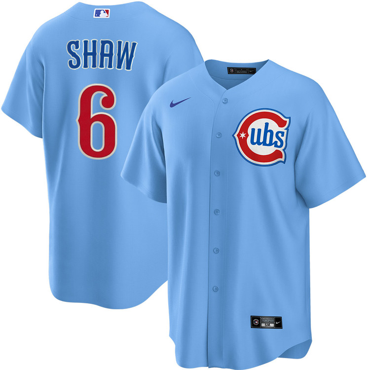 Matt Shaw Chicago Cubs Blues Alternate Jersey