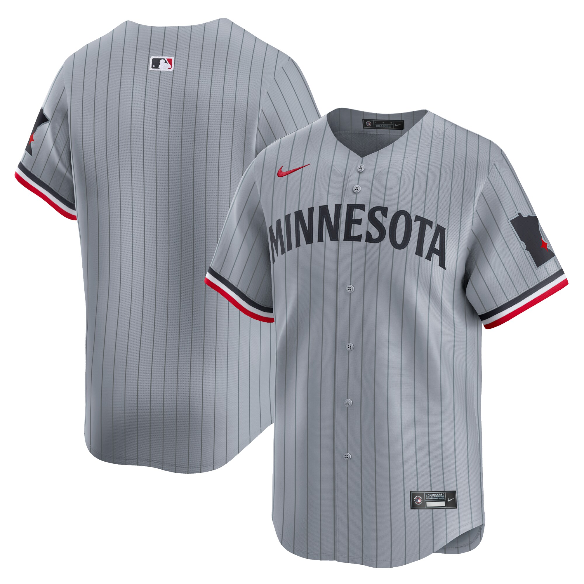 Minnesota Twins  Road Limited Jersey Gray