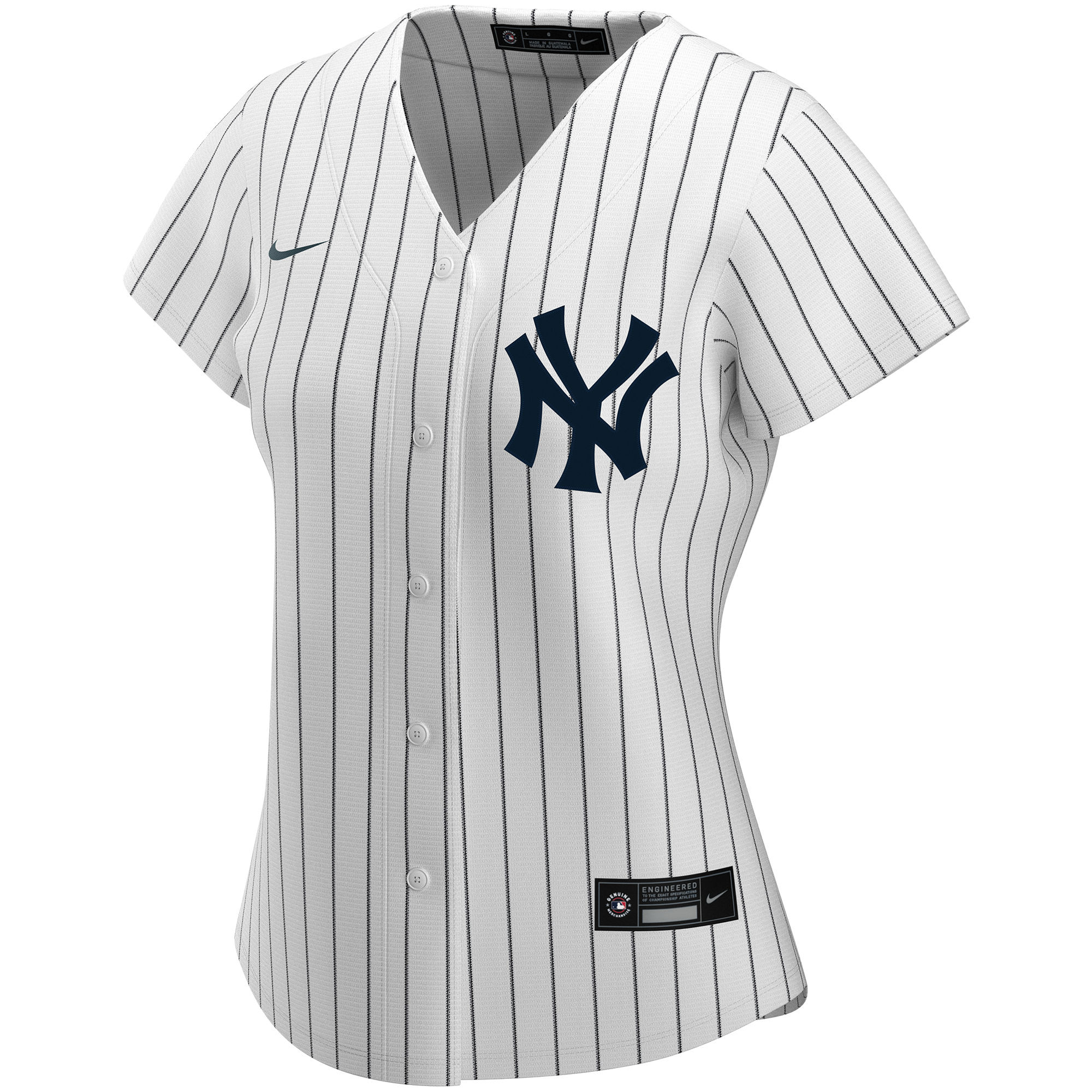 New York Yankees  Women's Home Replica Custom Jersey - White