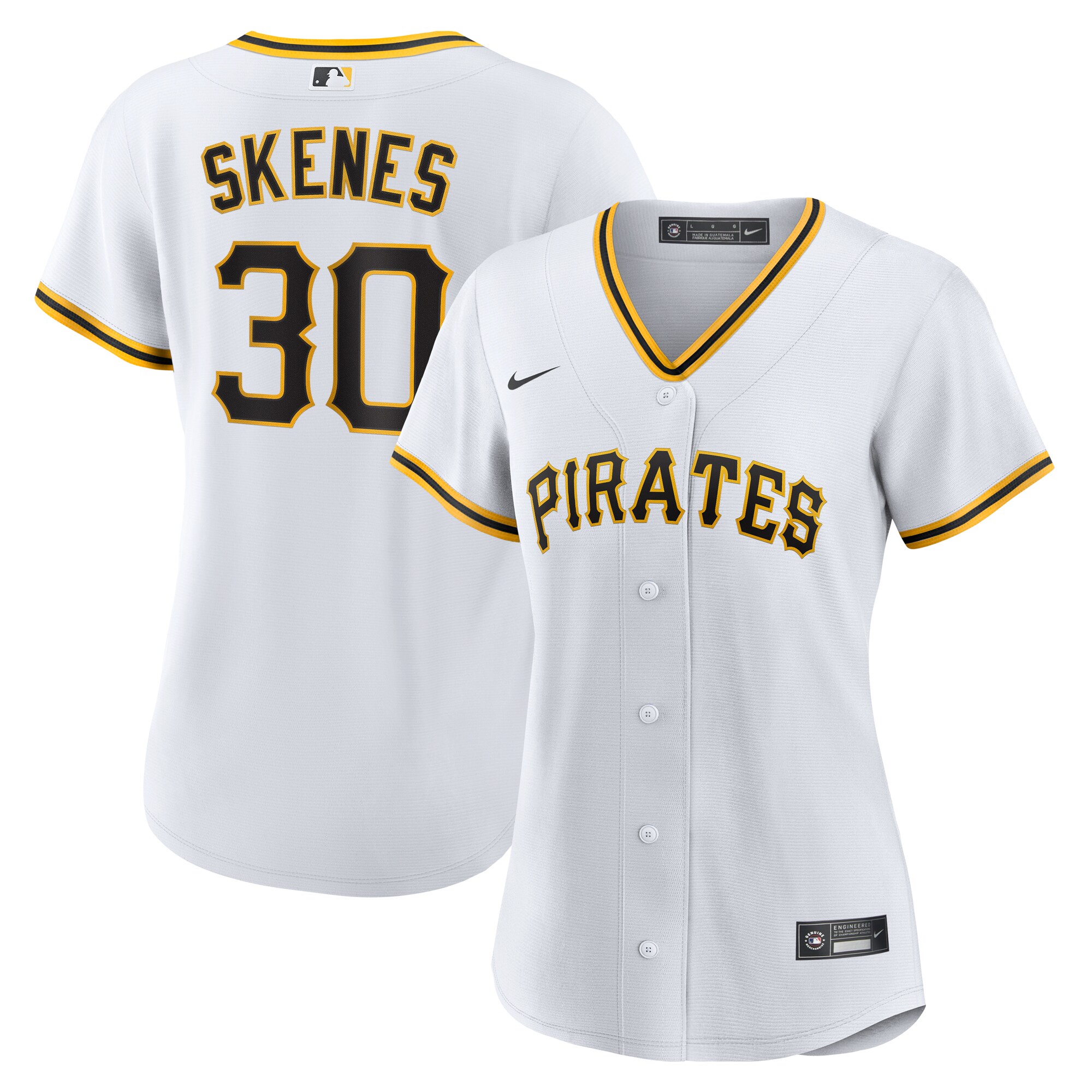 Paul Skenes Pittsburgh Pirates Women's Home Replica Player Jersey - White