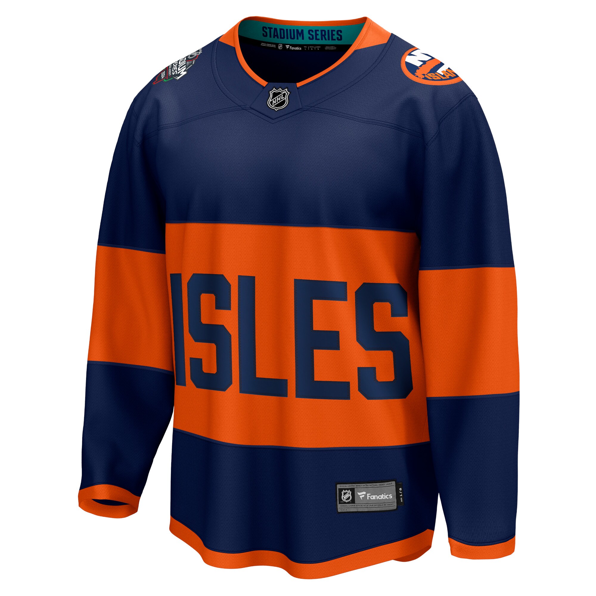 New York Islanders Fanatics 2024 NHL Stadium Series Breakaway Jersey Navy