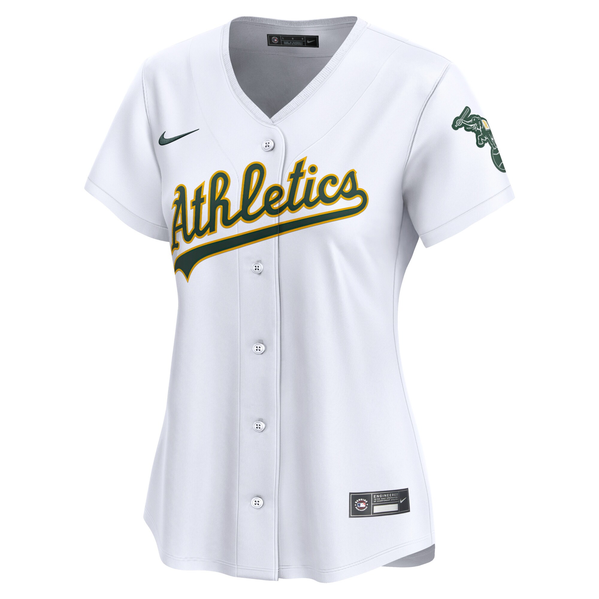 Oakland Athletics Women's 2024 Jackie Robinson Day Home Limited Jersey White