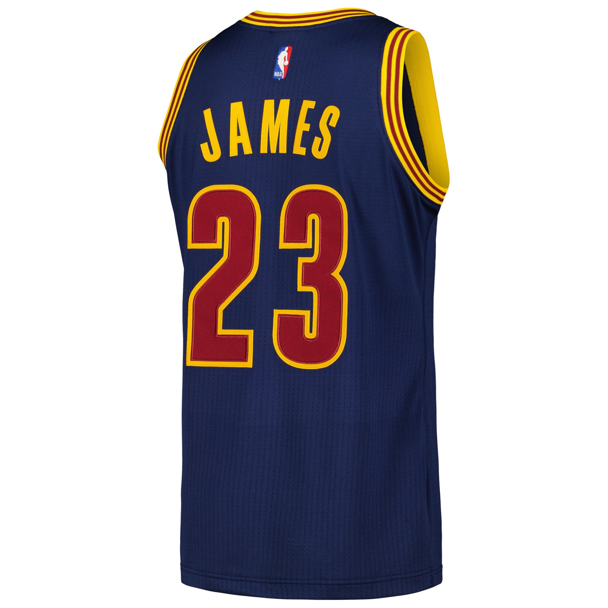 LeBron James Cleveland Cavaliers Mitchell & Ness 2015\/16 Hardwood Classics Authentic Jersey - Navy