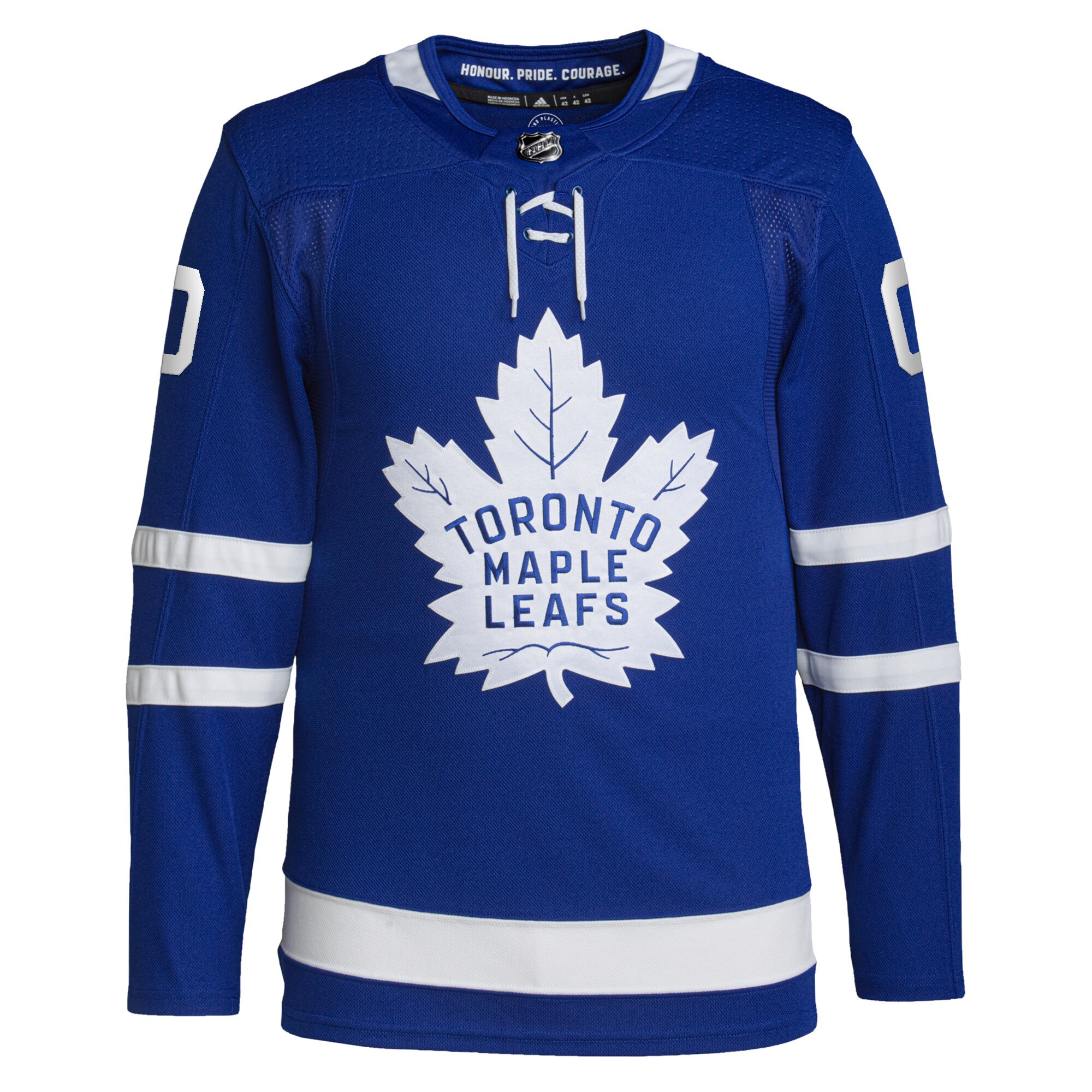 Toronto Maple Leafs adidas Home Primegreen Authentic Custom Jersey - Royal