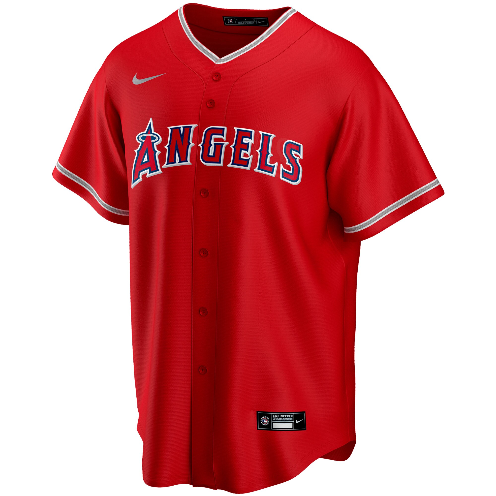 Los Angeles Angels  Youth Alternate Replica Team Jersey - Red