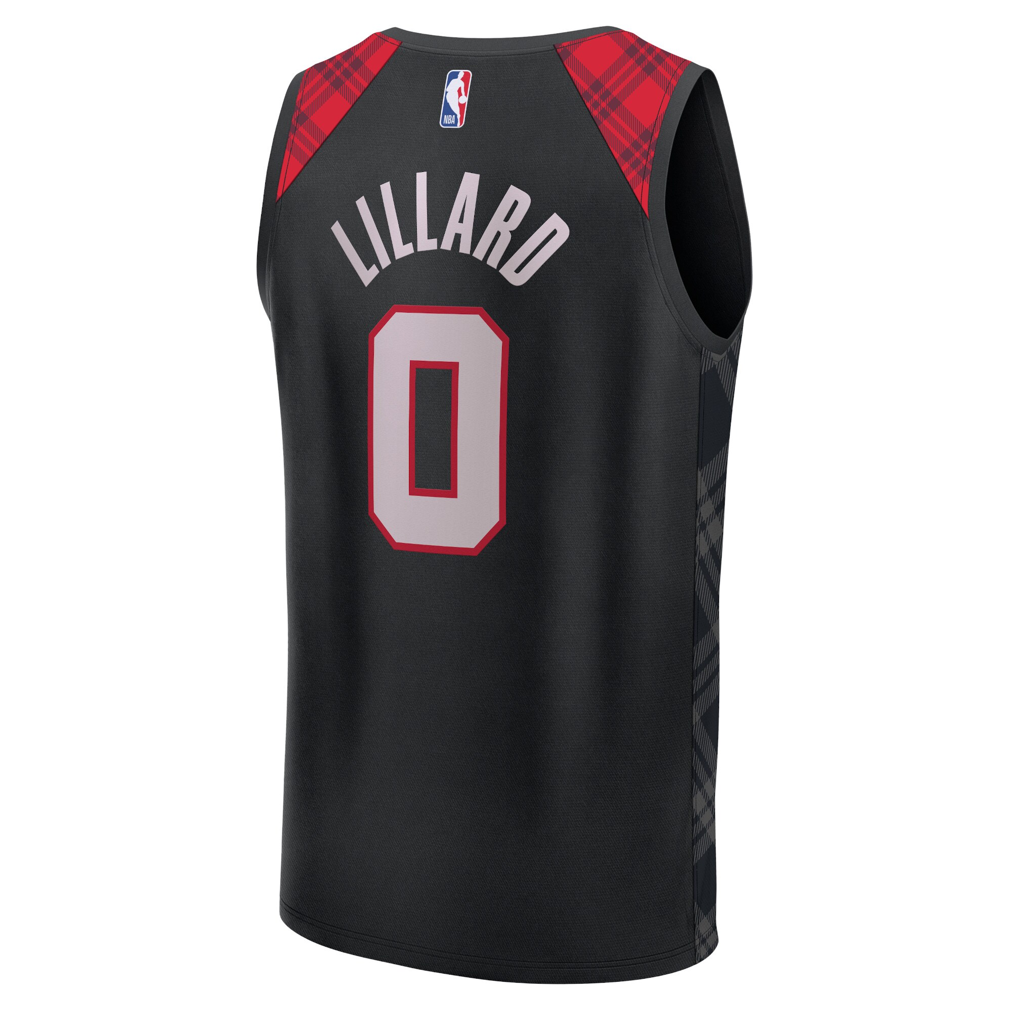 Damian Lillard Portland Trail Blazers Fanatics Fast Break Jersey - Black - City Edition