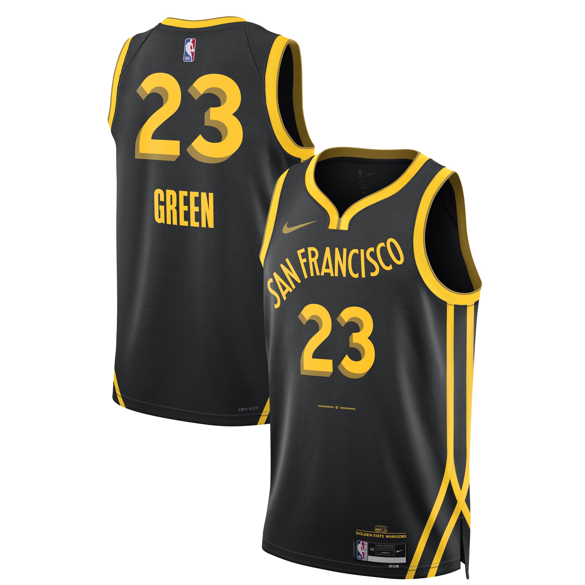 Draymond Green Golden State Warriors Unisex 2023\/24 Swingman Jersey - Black - City Edition