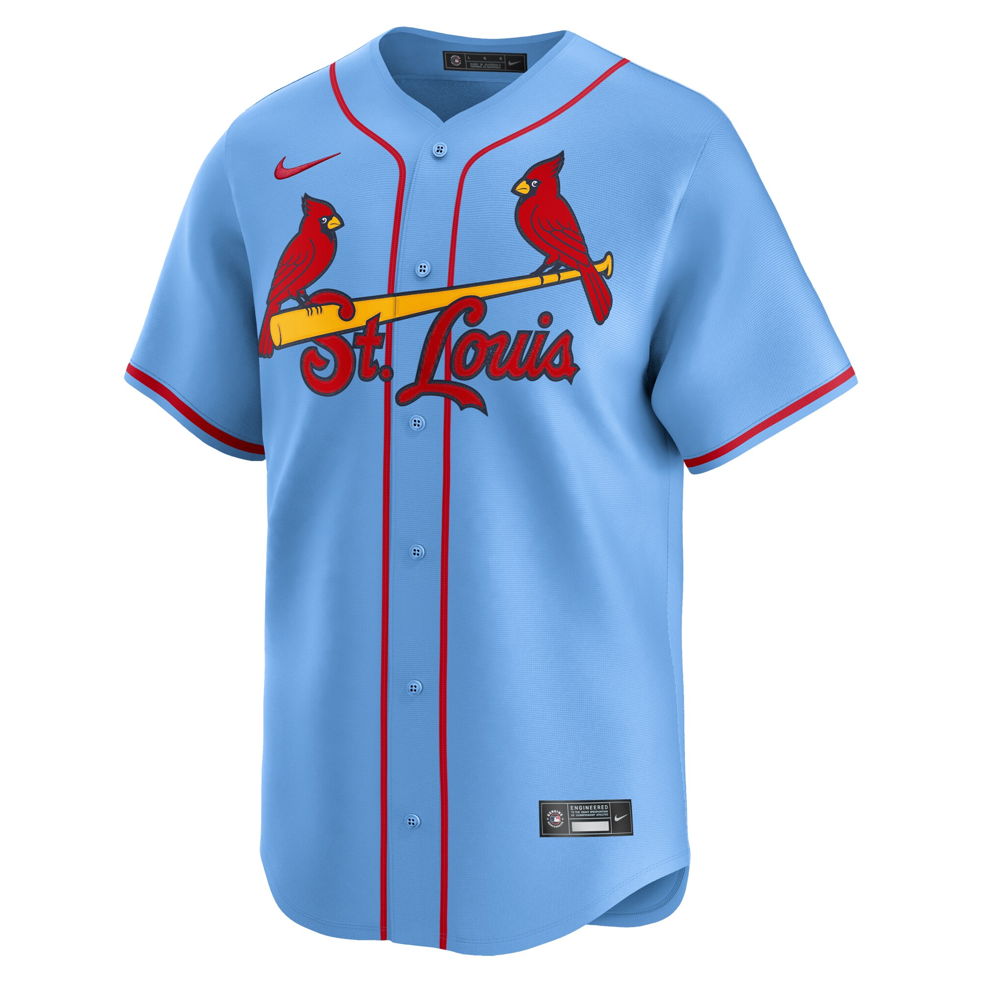 St. Louis Cardinals   Alternate Limited Jersey Light Blue