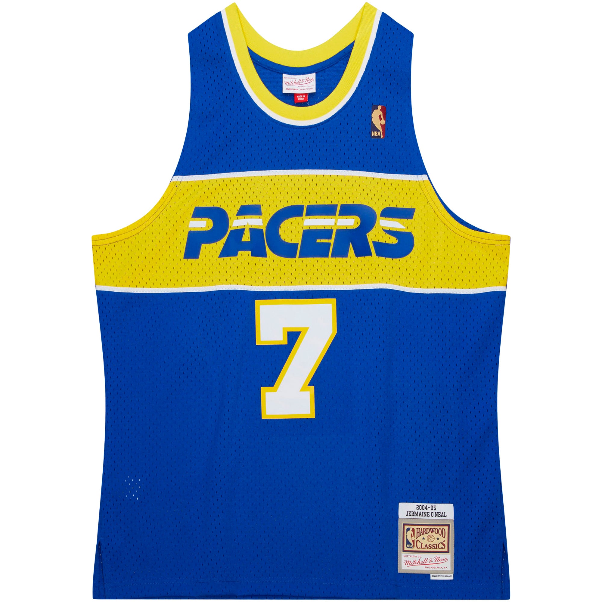 Jermaine O'Neal Indiana Pacers Mitchell & Ness 2004\/05 Hardwood Classics Swingman Jersey - Royal
