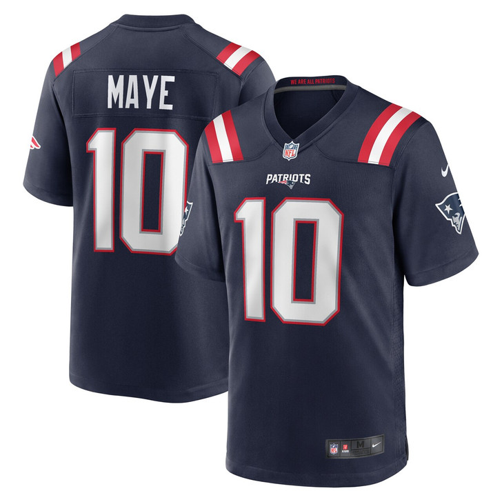 Drake Maye New England Patriots 2024 First Round Pick Player Game Jersey - Navy