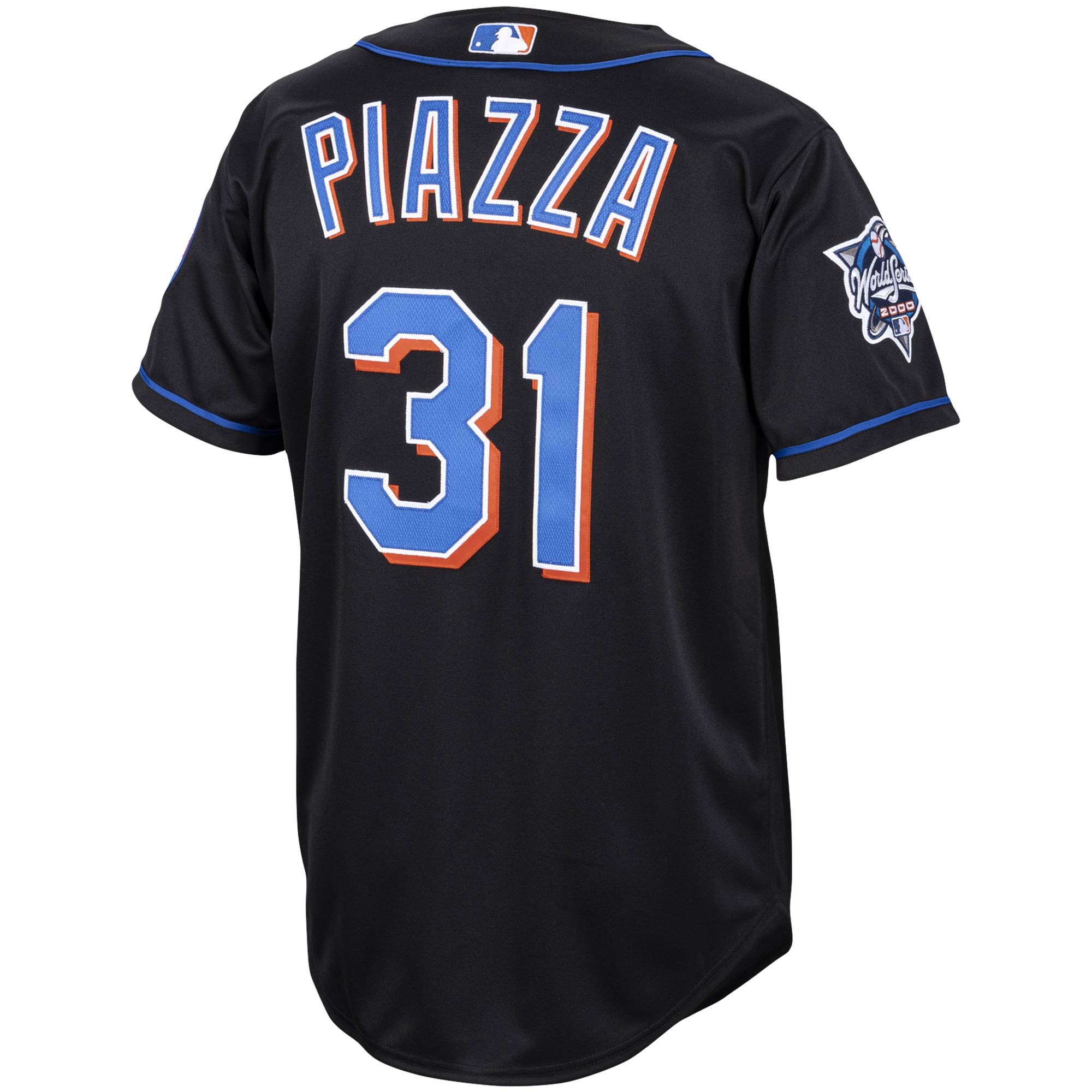 Mike Piazza New York Mets Mitchell & Ness Alternate 2000 Cooperstown Collection Authentic Jersey - Black