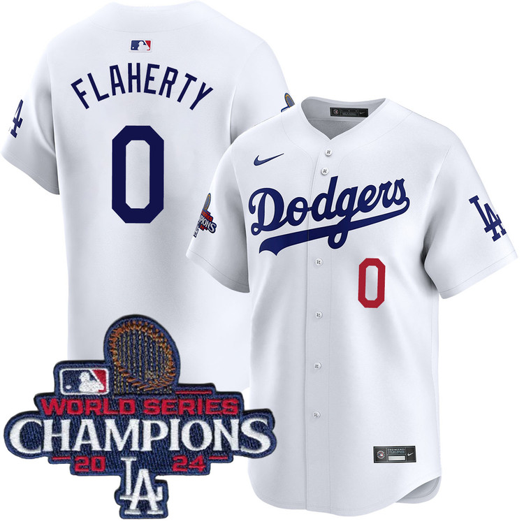 Jack Flaherty Los Angeles Dodgers Home Limited World Series Champions Jersey