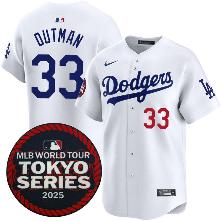 James Outman Los Angeles Dodgers Home 2025 Tokyo Series Jersey