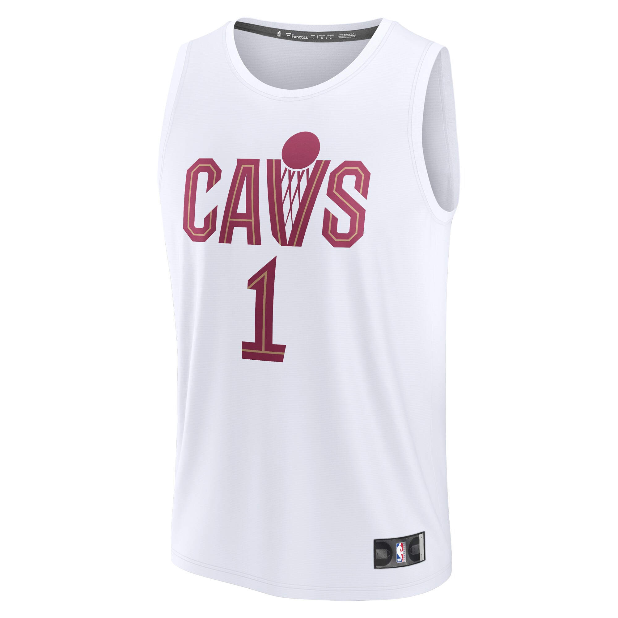 Max Strus Cleveland Cavaliers Fanatics Youth Fast Break Replica Player Jersey - Association Edition - White
