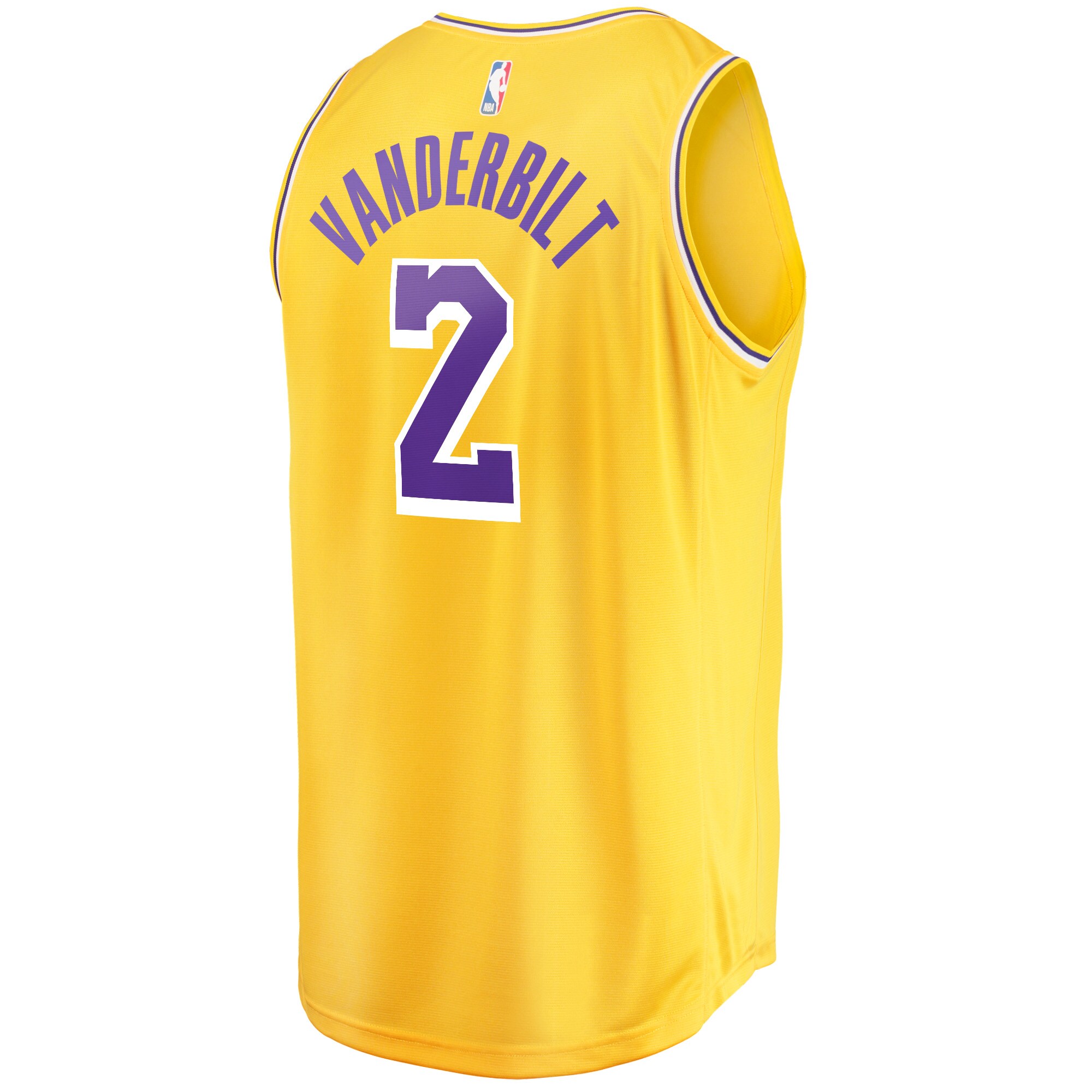 Jarred Vanderbilt Los Angeles Lakers Fanatics Fast Break Player Jersey - Icon Edition - Gold