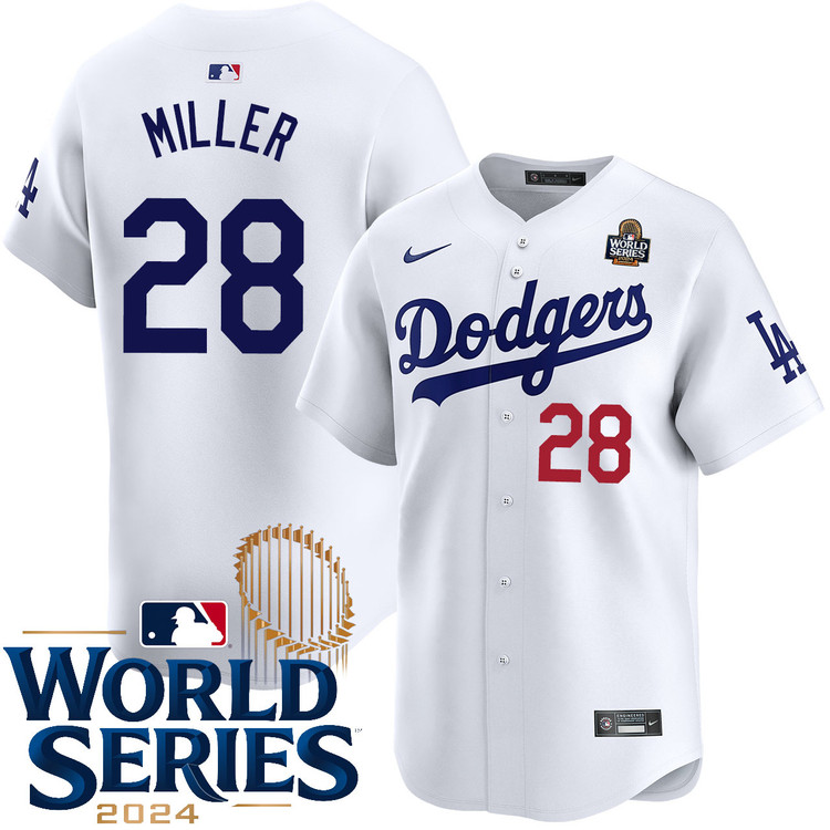 Bobby Miller Los Angeles Dodgers Youth Home Limited World Series Jersey