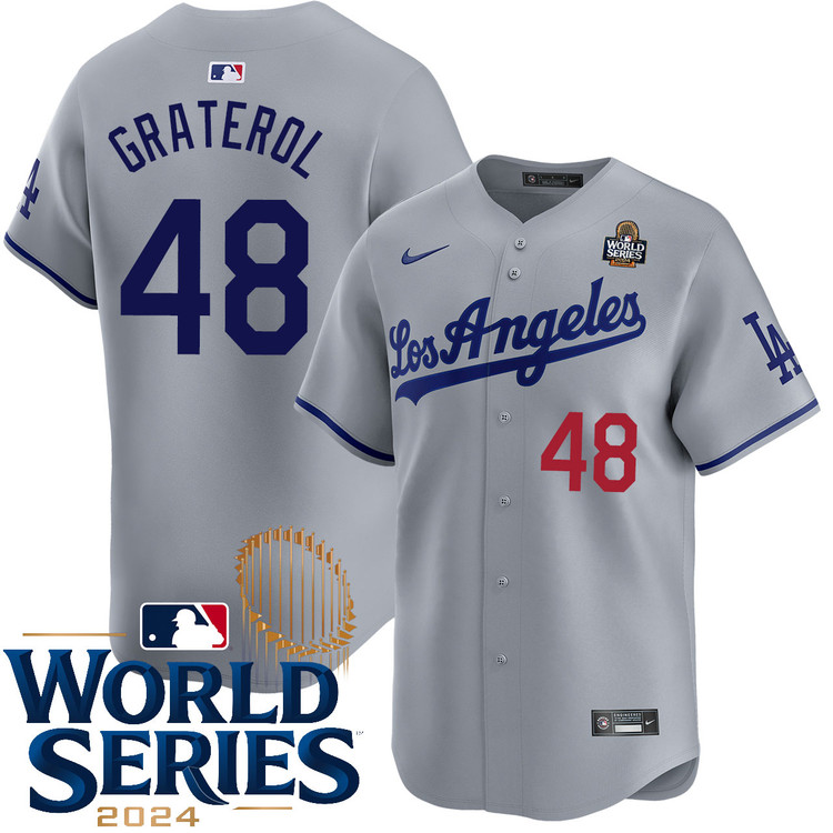 Brusdar Graterol Los Angeles Dodgers Road Limited World Series Jersey