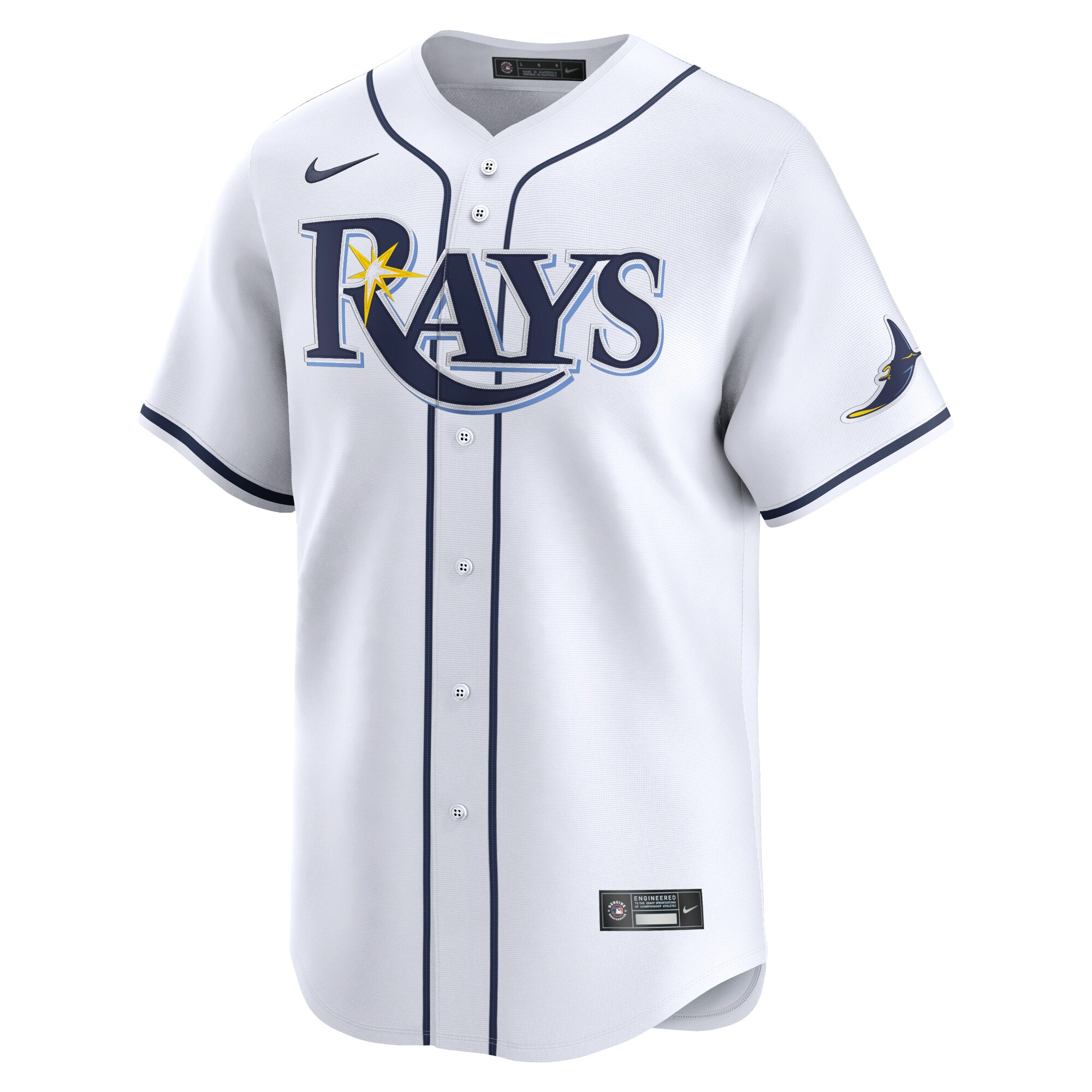 Tampa Bay Rays  2024 Jackie Robinson Day Home Limited Jersey White
