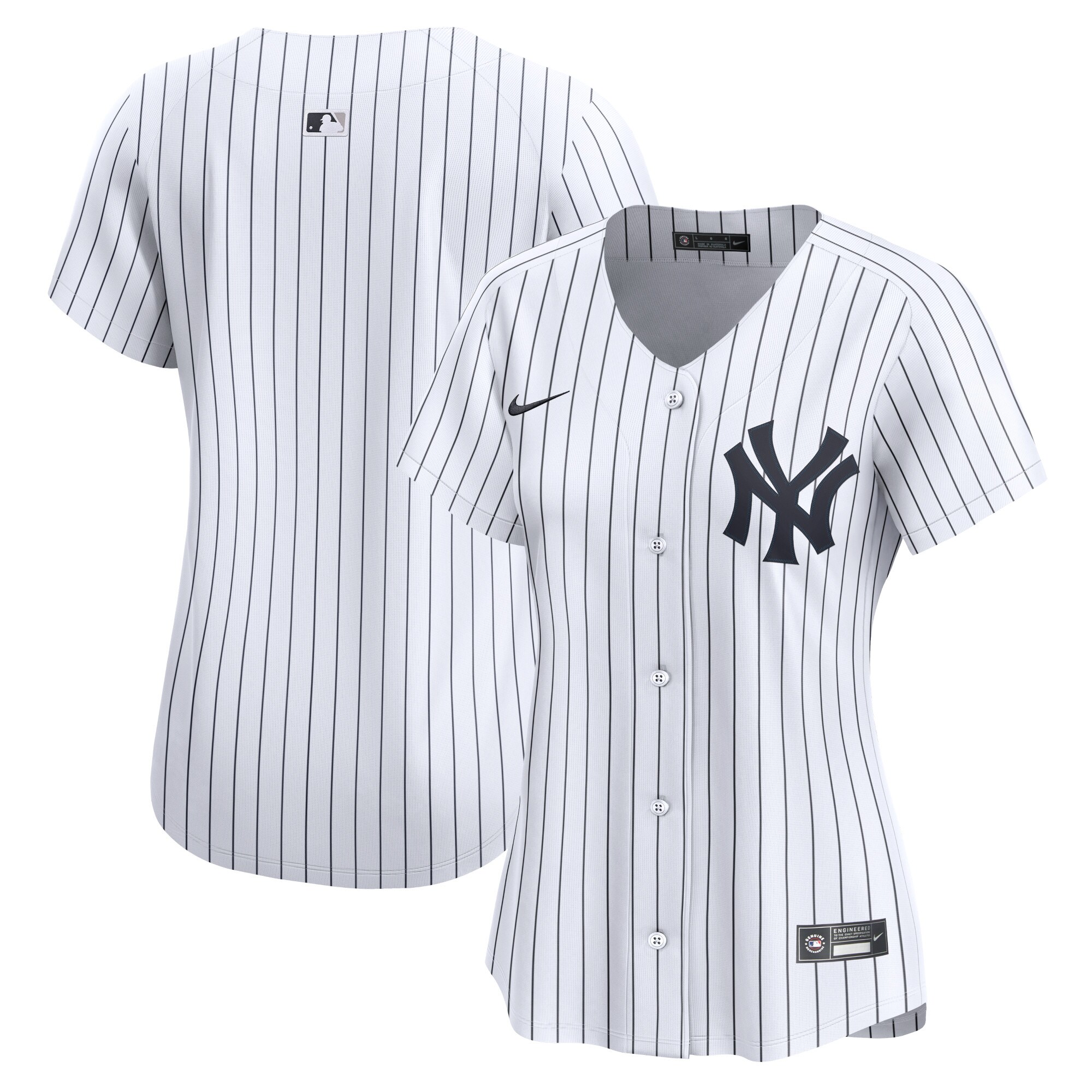 New York Yankees  Women's Home Limited Jersey - White