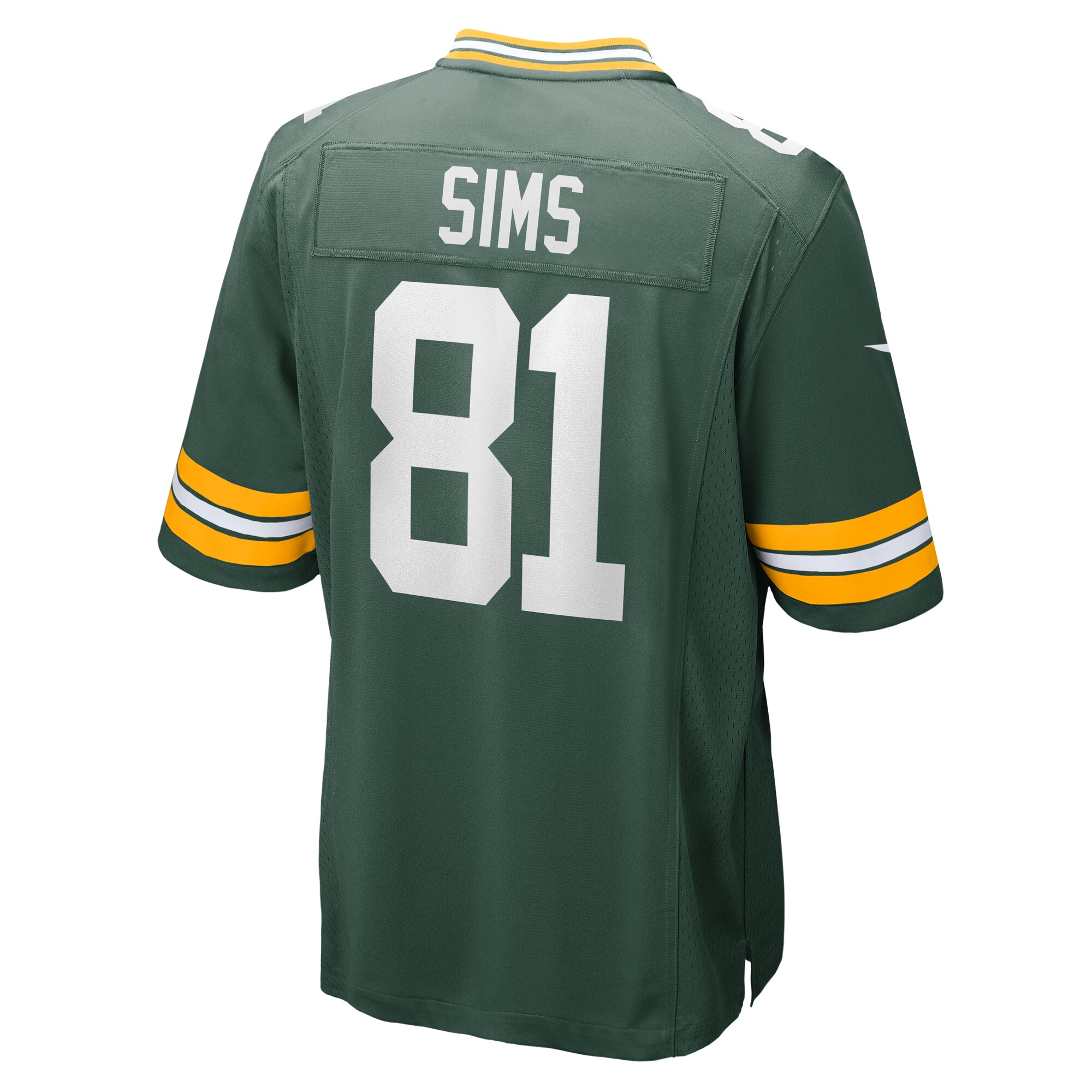 Ben Sims Green Bay Packers  Team Game Jersey -  Green