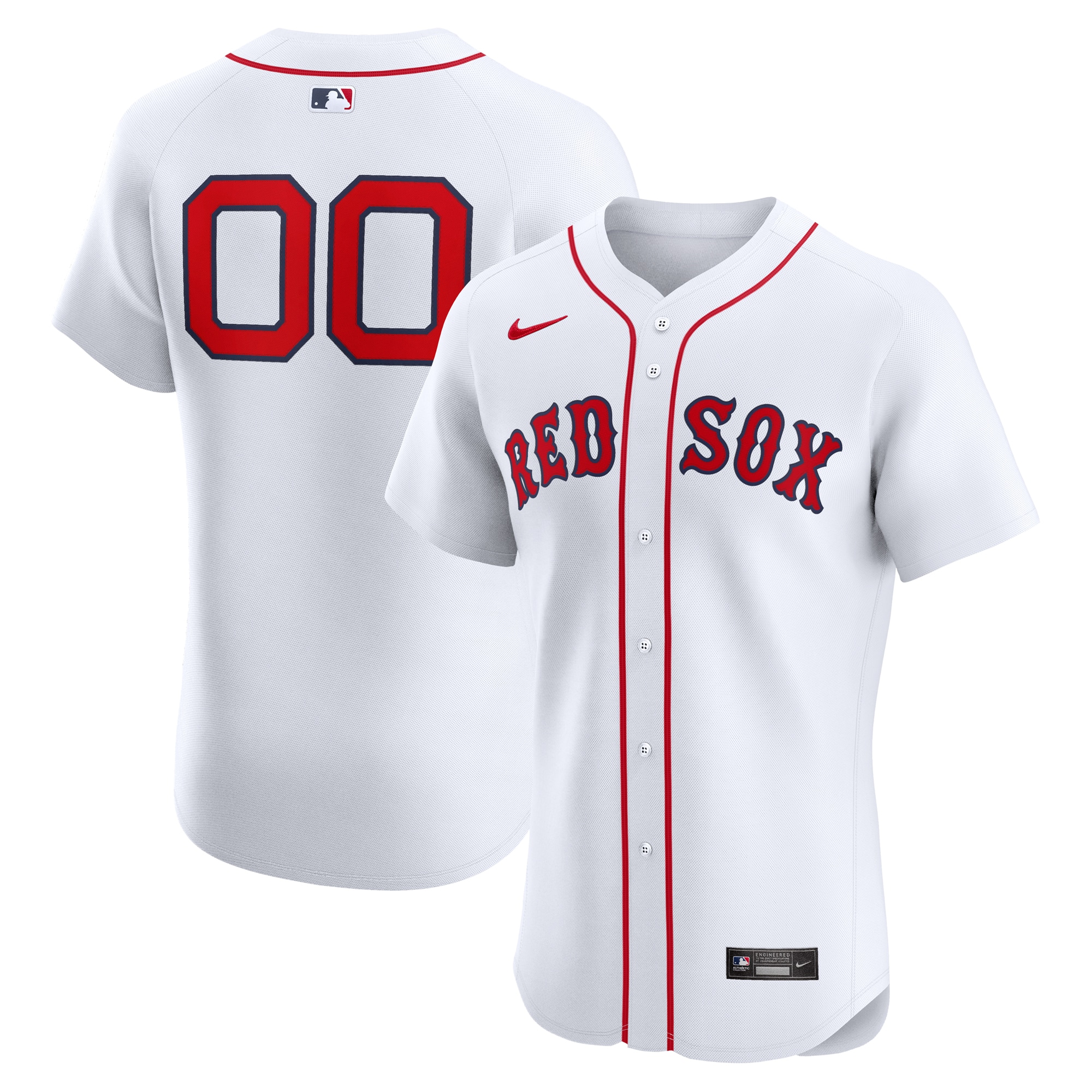 Boston Red Sox  Home Elite Custom Jersey - White