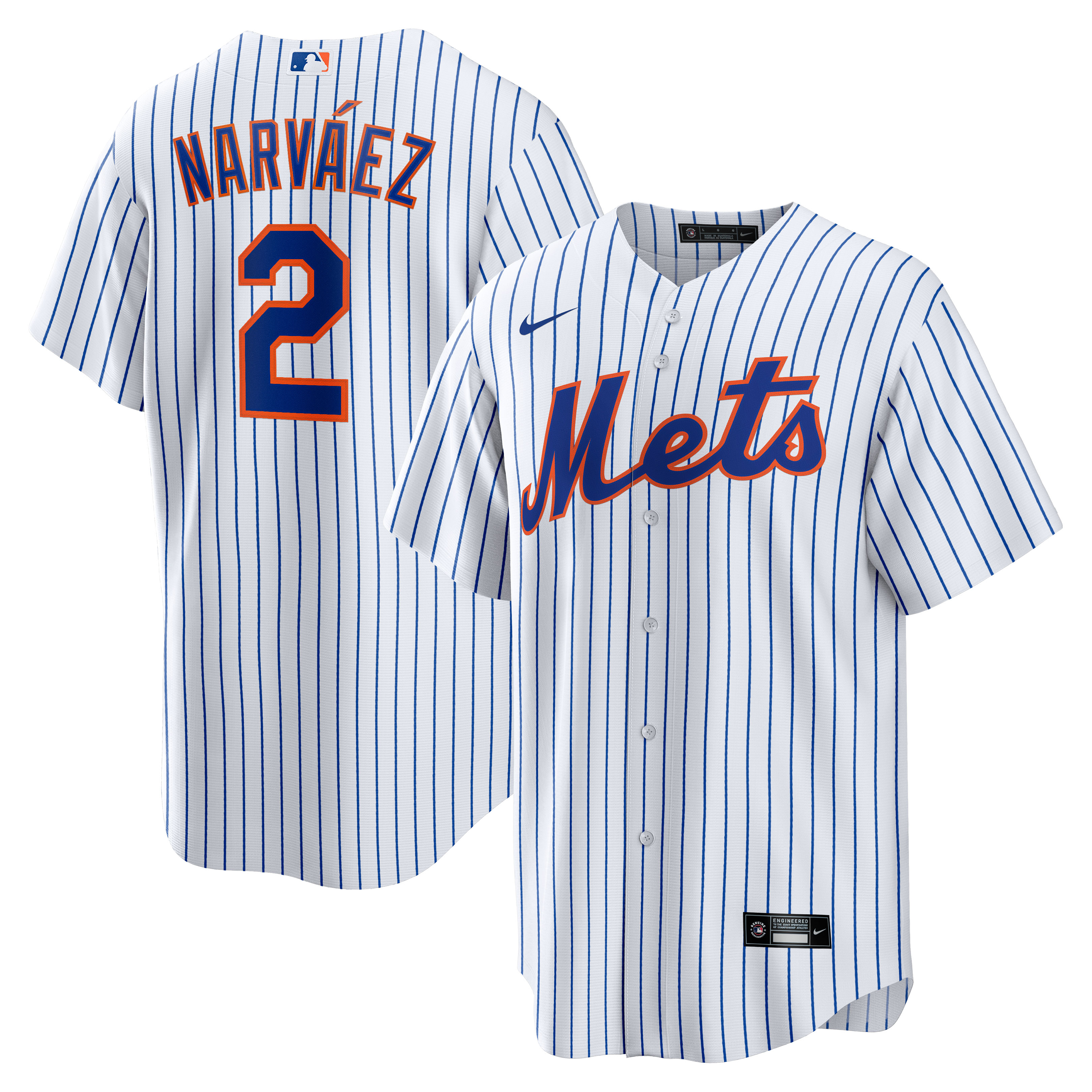 Omar Narv\u00c3\u00a1ez New York Mets Home Replica Player Jersey - White