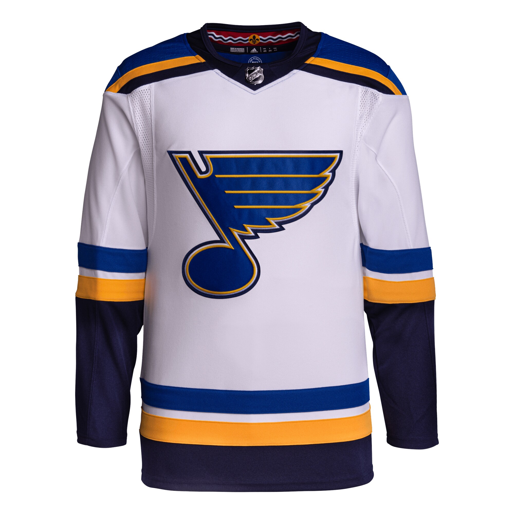 St. Louis Blues adidas Away Primegreen Authentic Jersey White