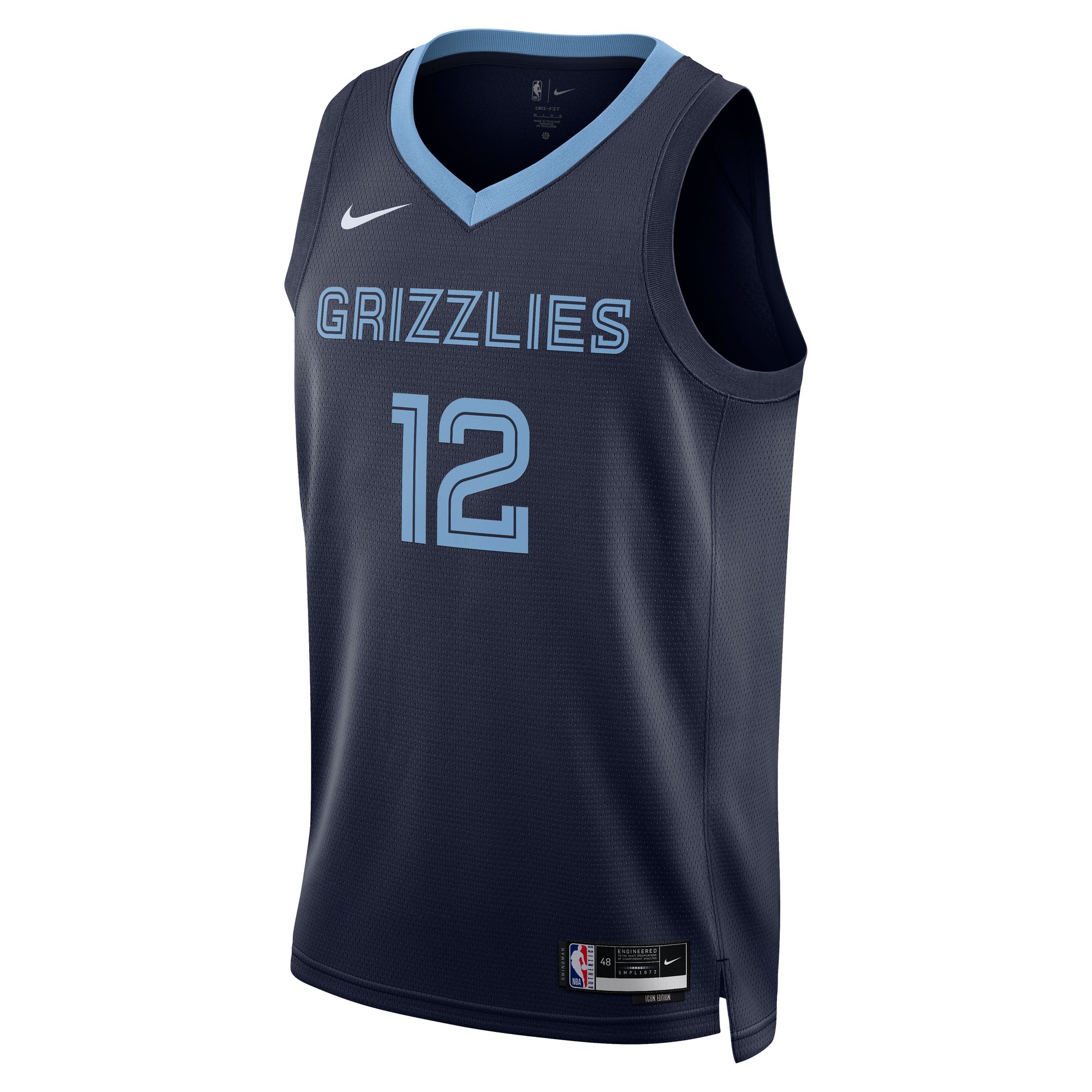 Ja Morant Memphis Grizzlies Unisex Swingman Jersey - Icon Edition - Navy