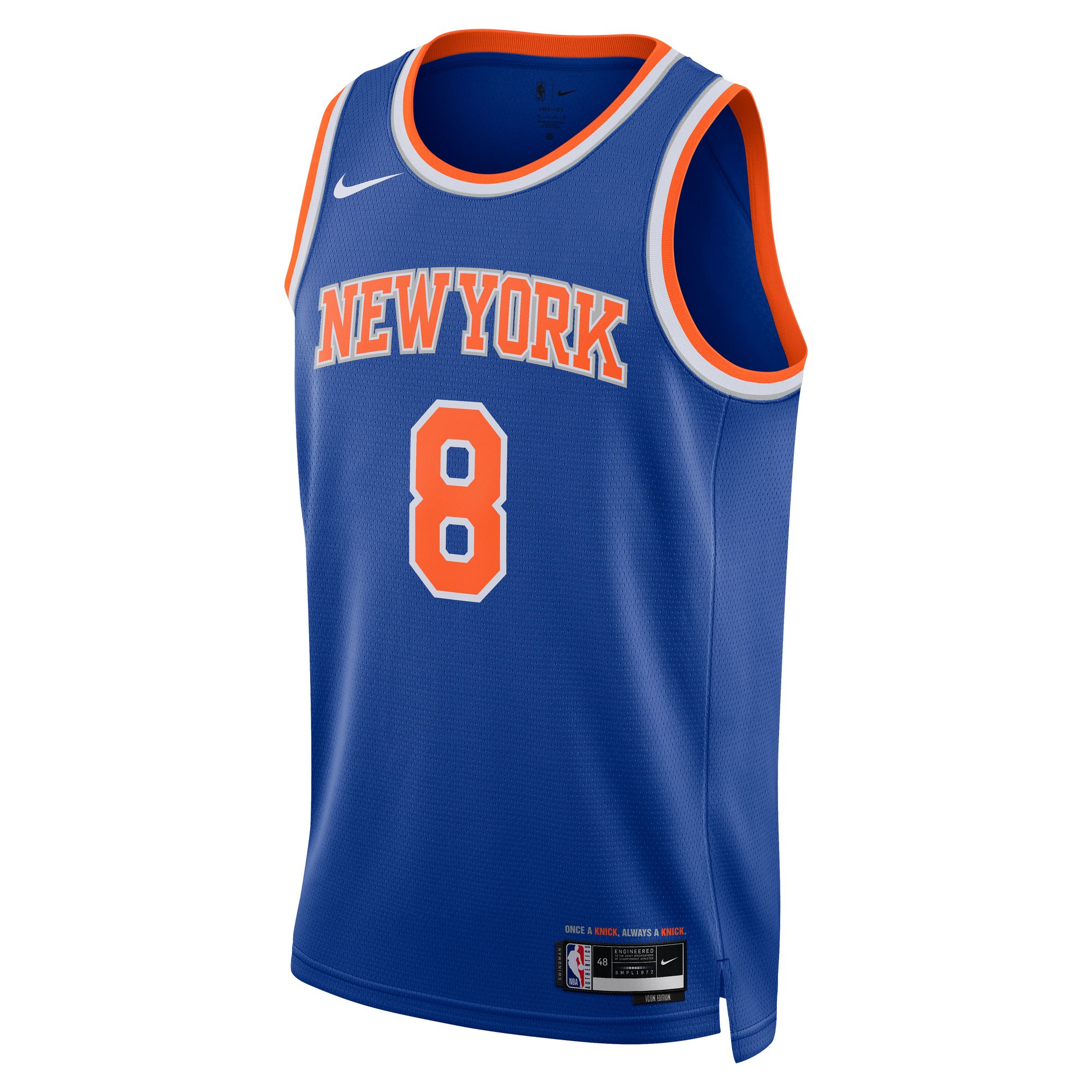 Kemba Walker New York Knicks Unisex Swingman Jersey - Icon Edition - Blue