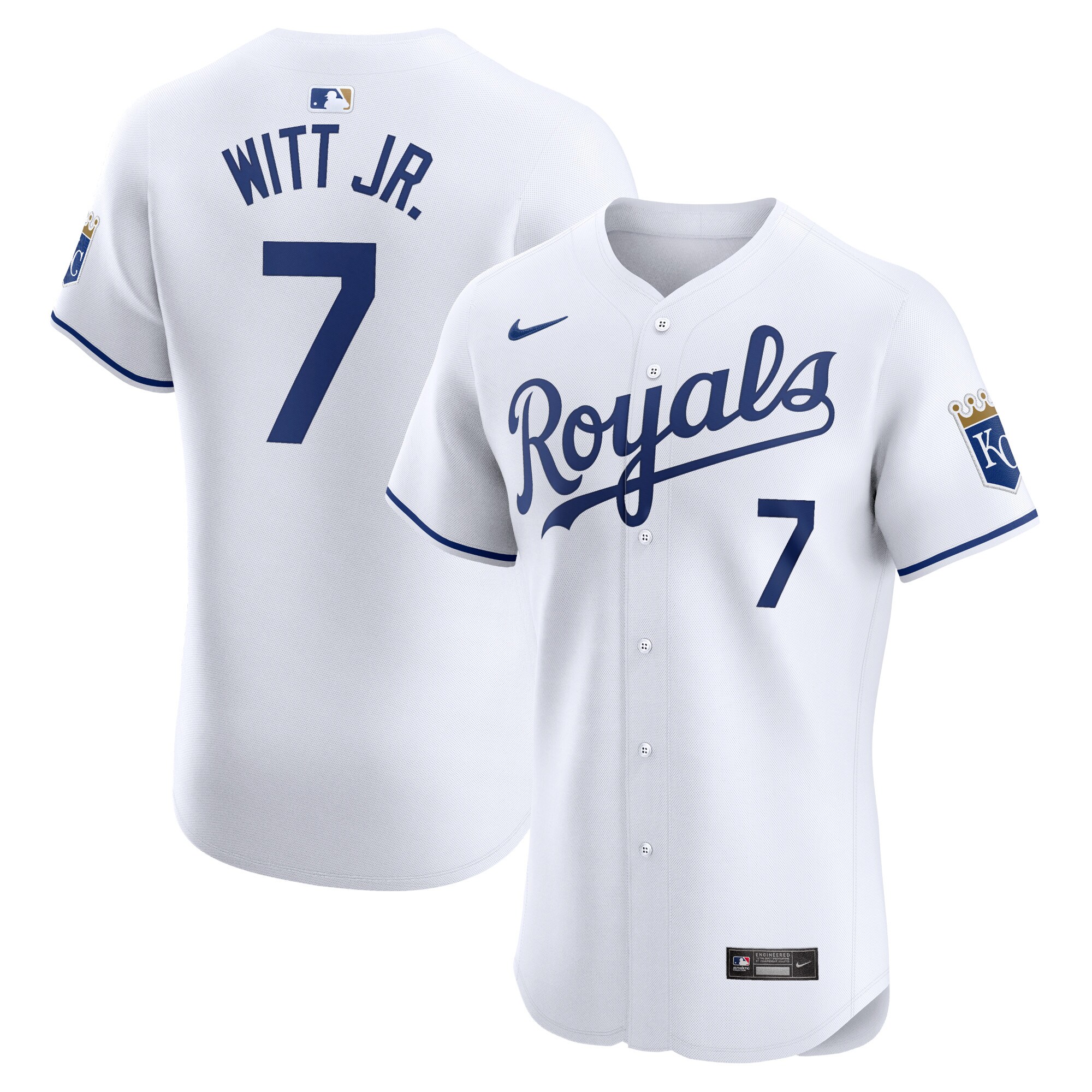 Bobby Witt Jr. Kansas City Royals  Home Elite Player Jersey - White