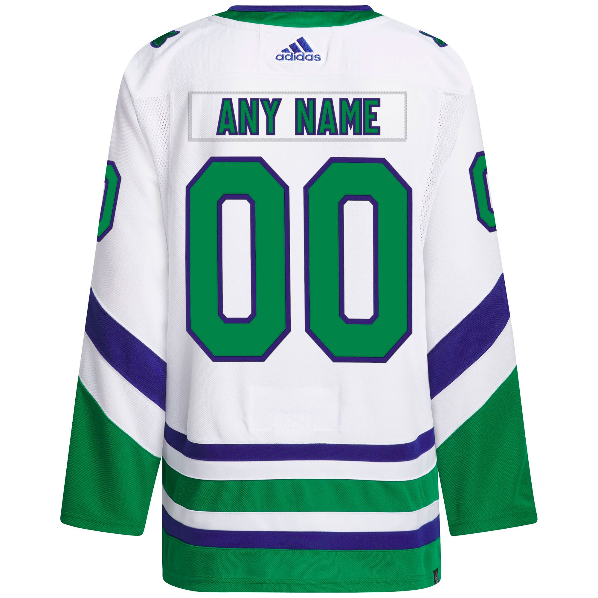 Carolina Hurricanes adidas    Primegreen Authentic Custom Jersey - White