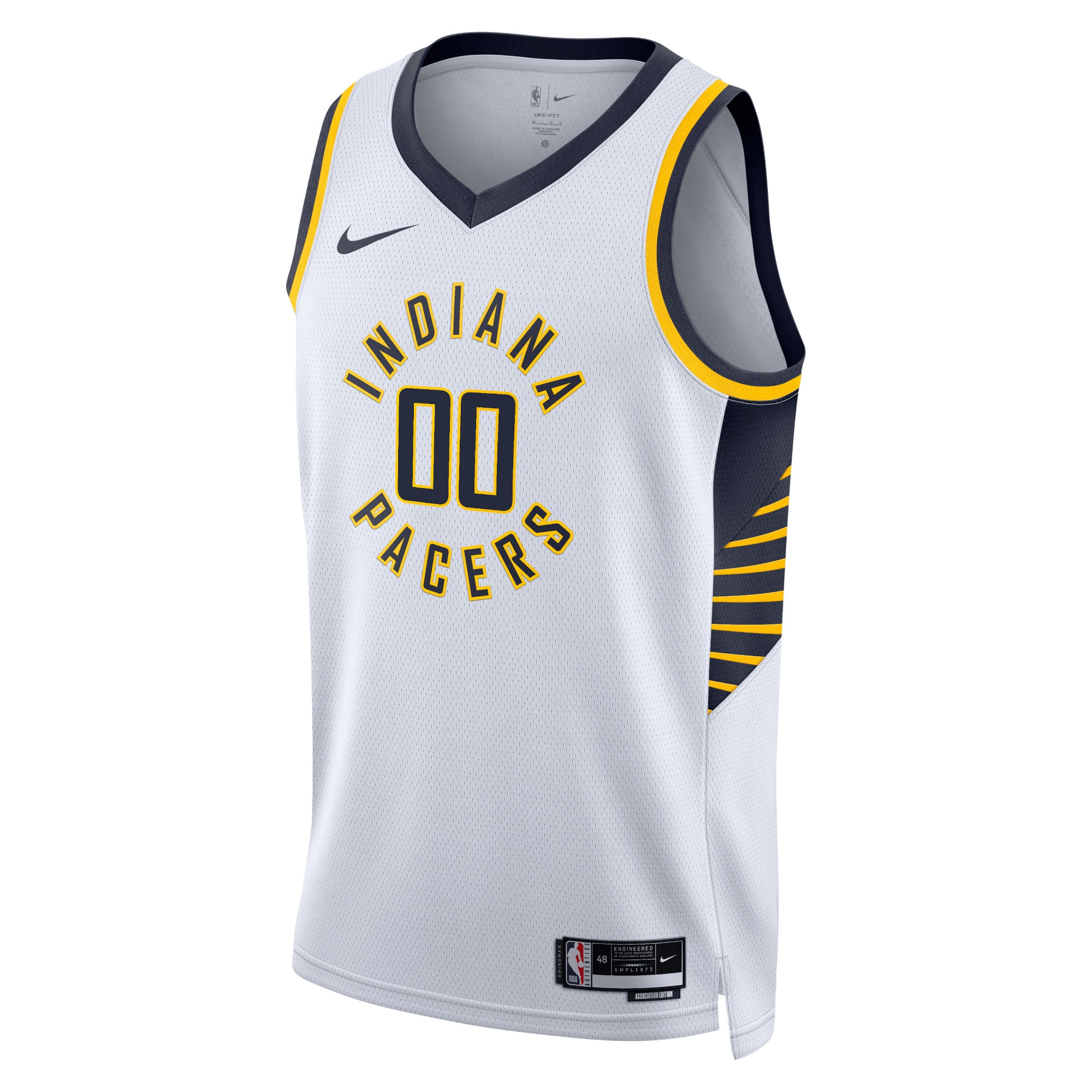 Indiana Pacers Unisex Swingman Custom Jersey White - Association Edition