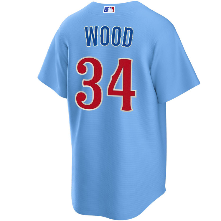 Kerry Wood Chicago Cubs Blues Alternate Jersey