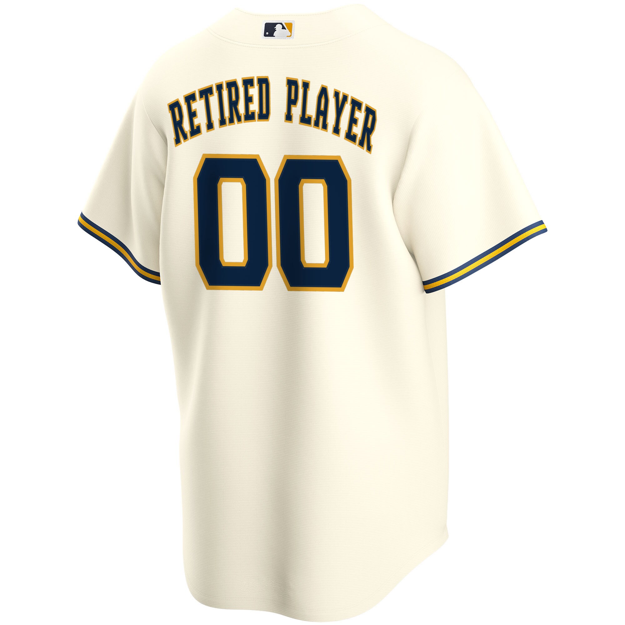 Milwaukee Brewers  Home Pick-A-Player Retired Roster Replica Jersey - Cream