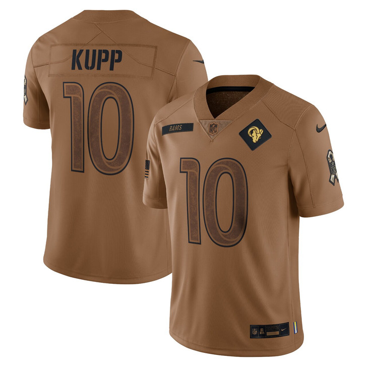 Cooper Kupp Los Angeles Rams Women's 2023 Salute To Service Limited Jersey - Brown