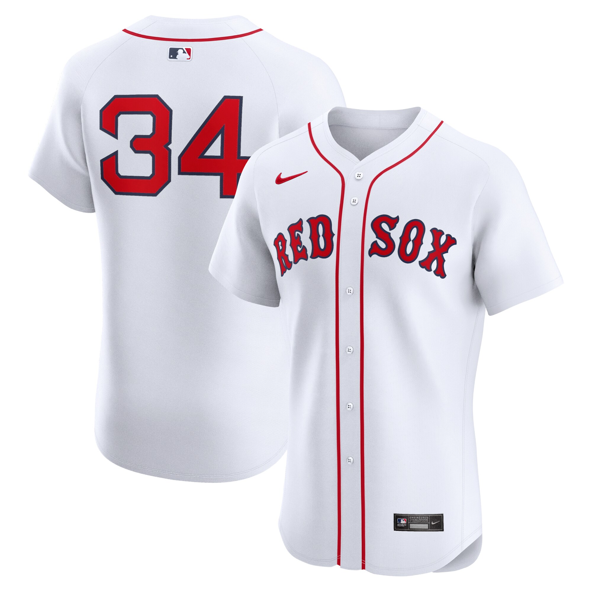 David Ortiz Boston Red Sox  Home Elite Jersey - White