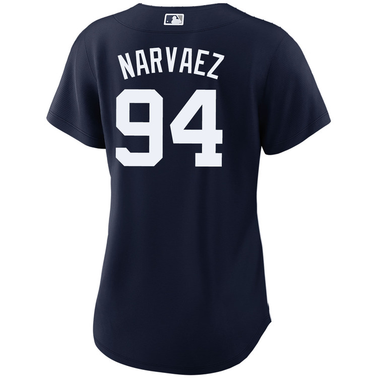 Carlos Narvaez New York Yankees Women's Alternate Navy World Series Jersey