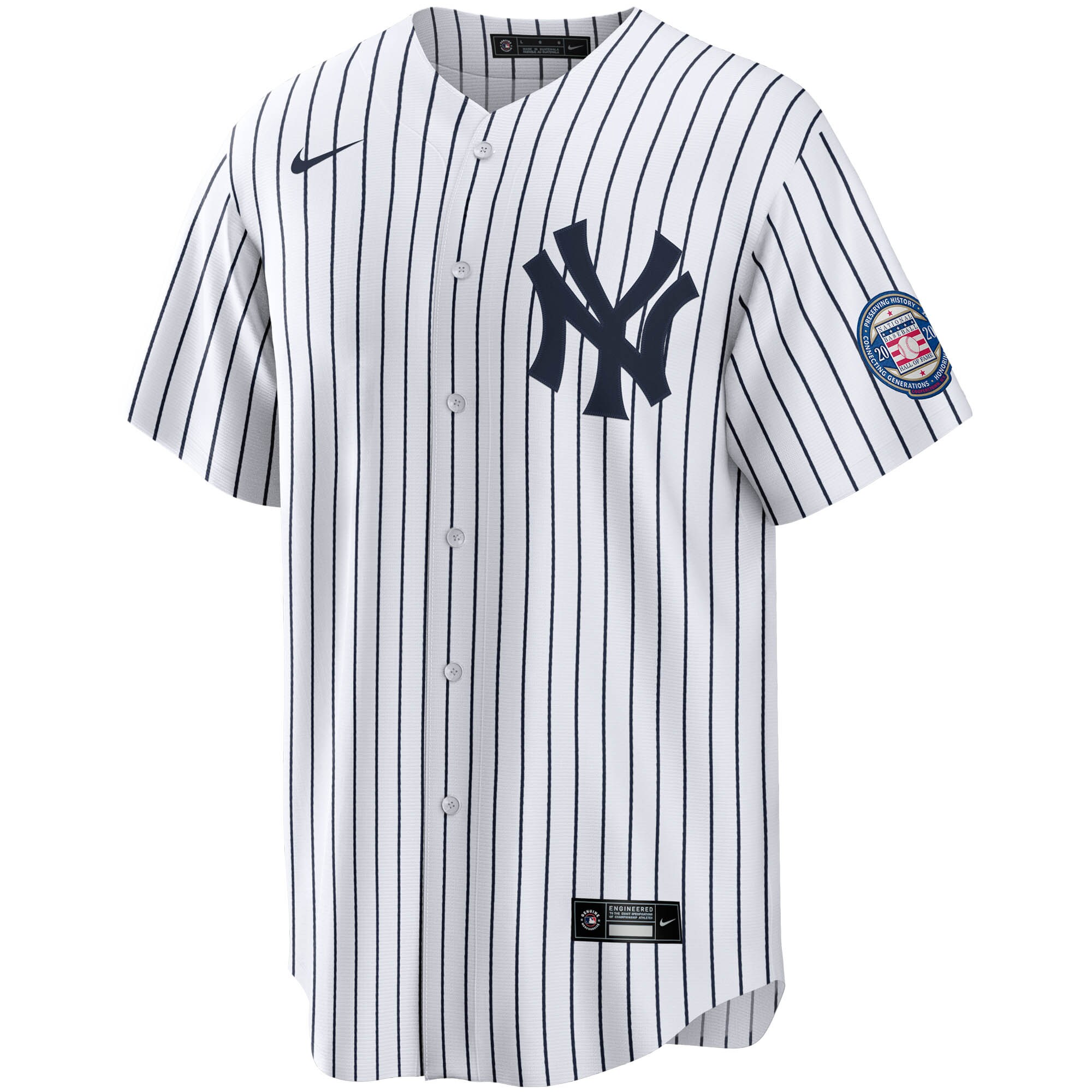 Derek Jeter New York Yankees 2020 Hall of Fame Induction Home Replica Player Name Jersey - White\/Navy