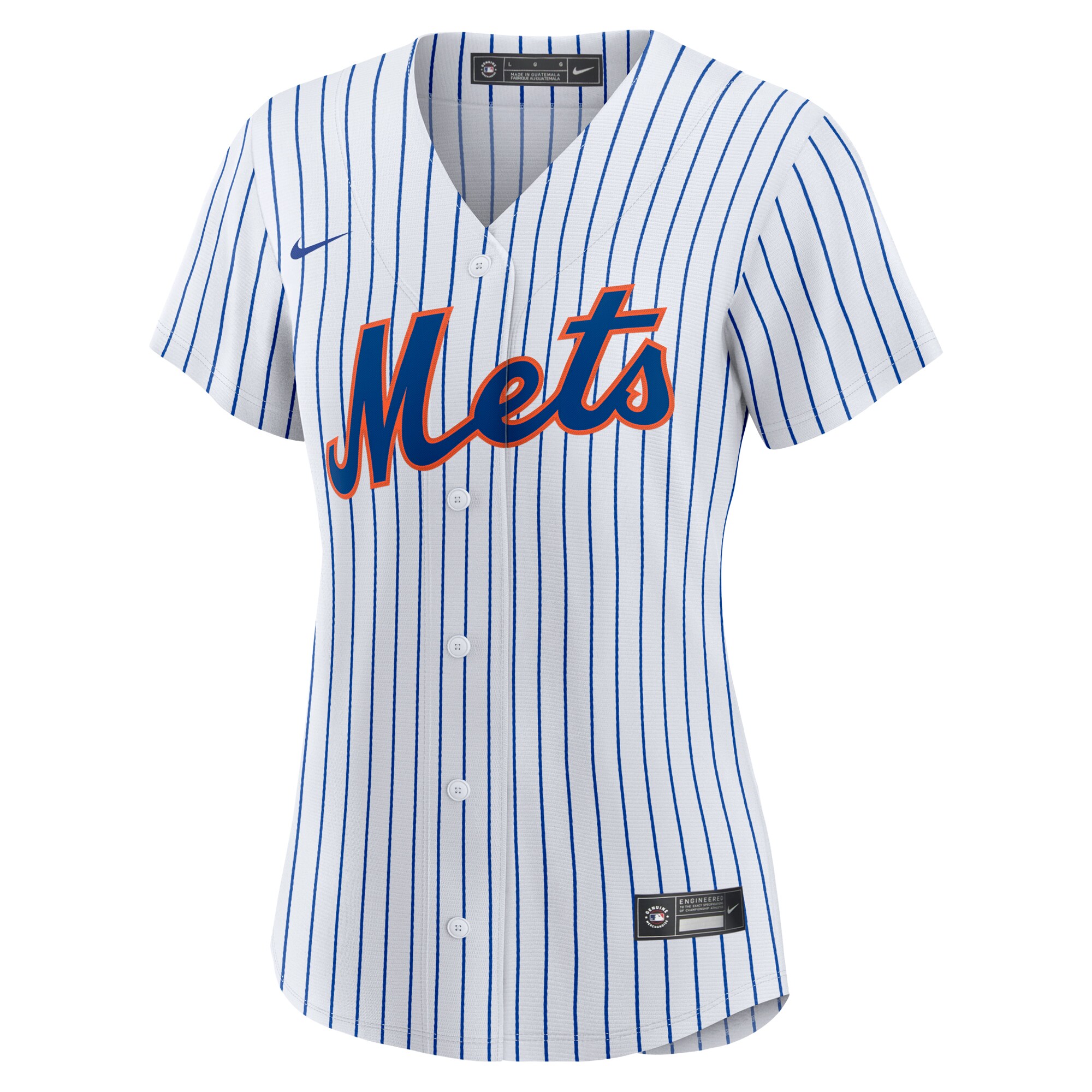 Justin Verlander New York Mets Women's Home Replica Player Jersey - White\/Royal