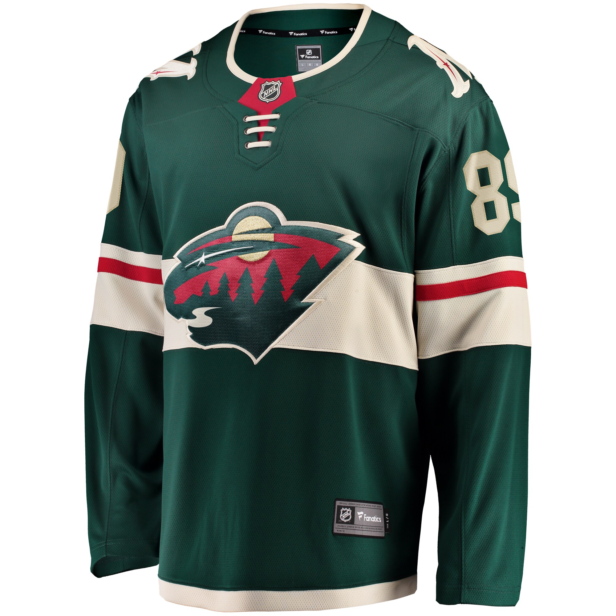 Frederick Gaudreau Minnesota Wild Fanatics Home Breakaway Player Jersey - Green