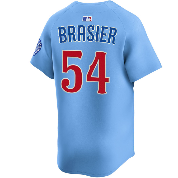 Ryan Brasier Chicago Cubs Blues Alternate Limited Jersey