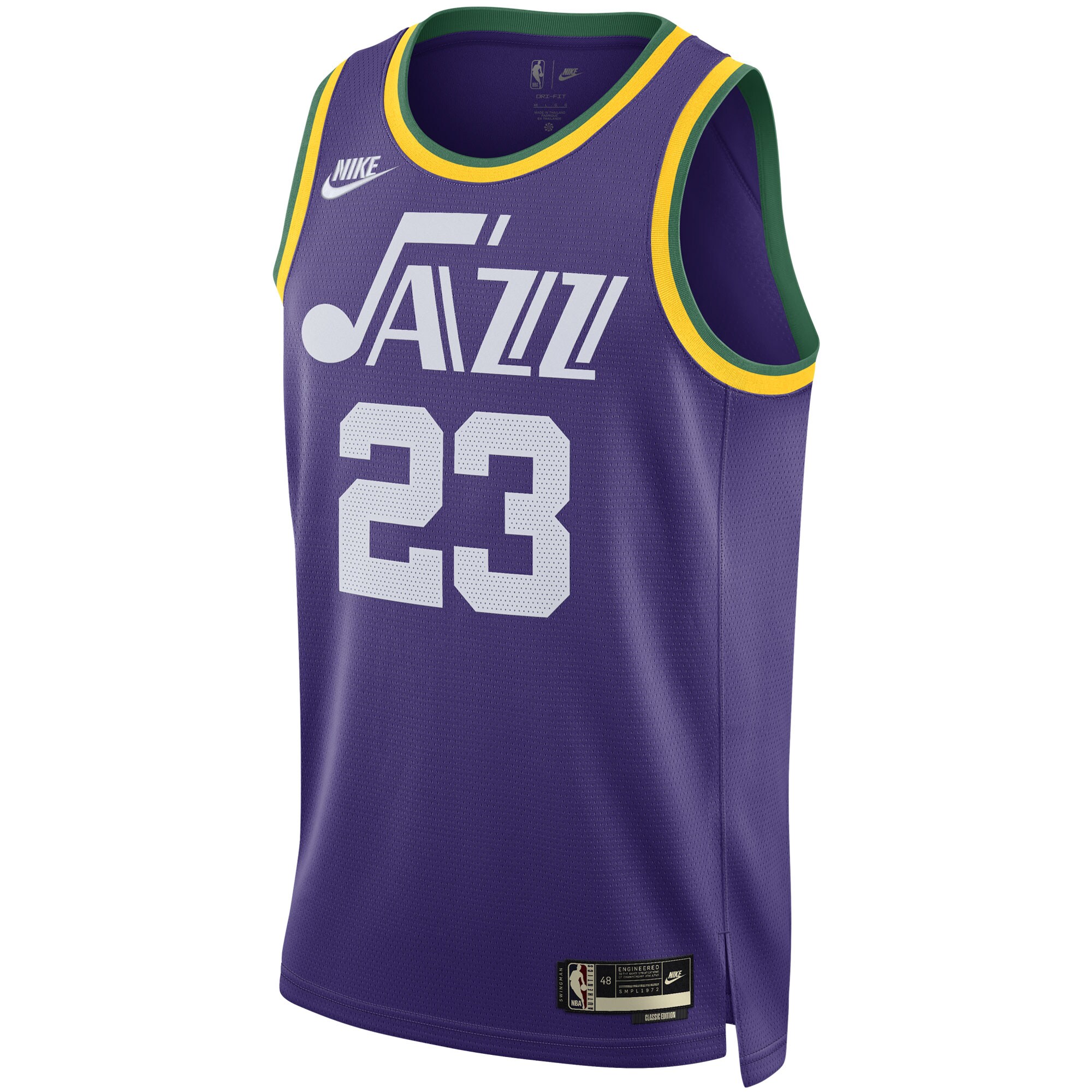 Lauri Markkanen Utah Jazz Unisex 2023\/24 Swingman Replica Jersey - Classic Edition - Purple