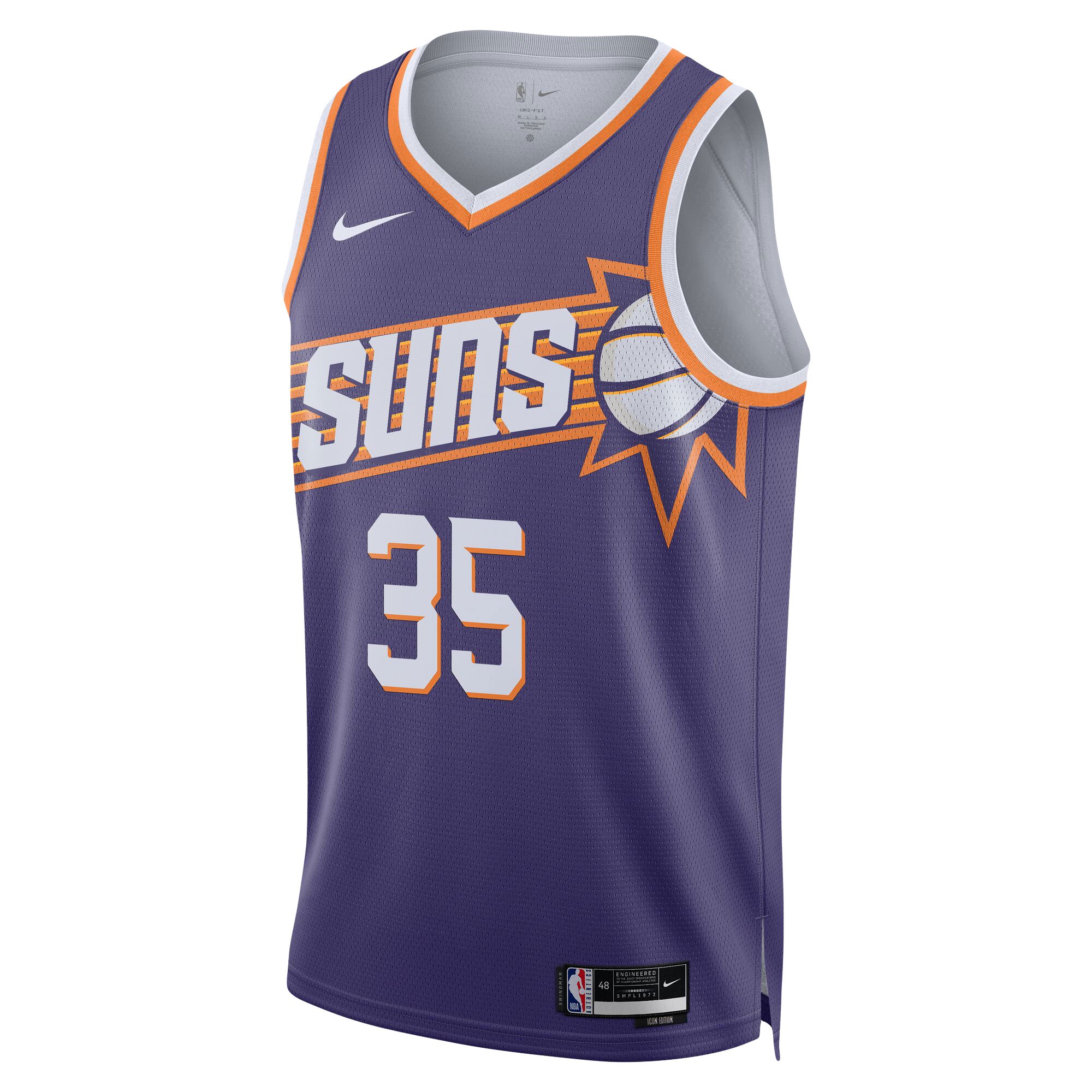 Kevin Durant Phoenix Suns Unisex Swingman Jersey - Icon Edition - Purple