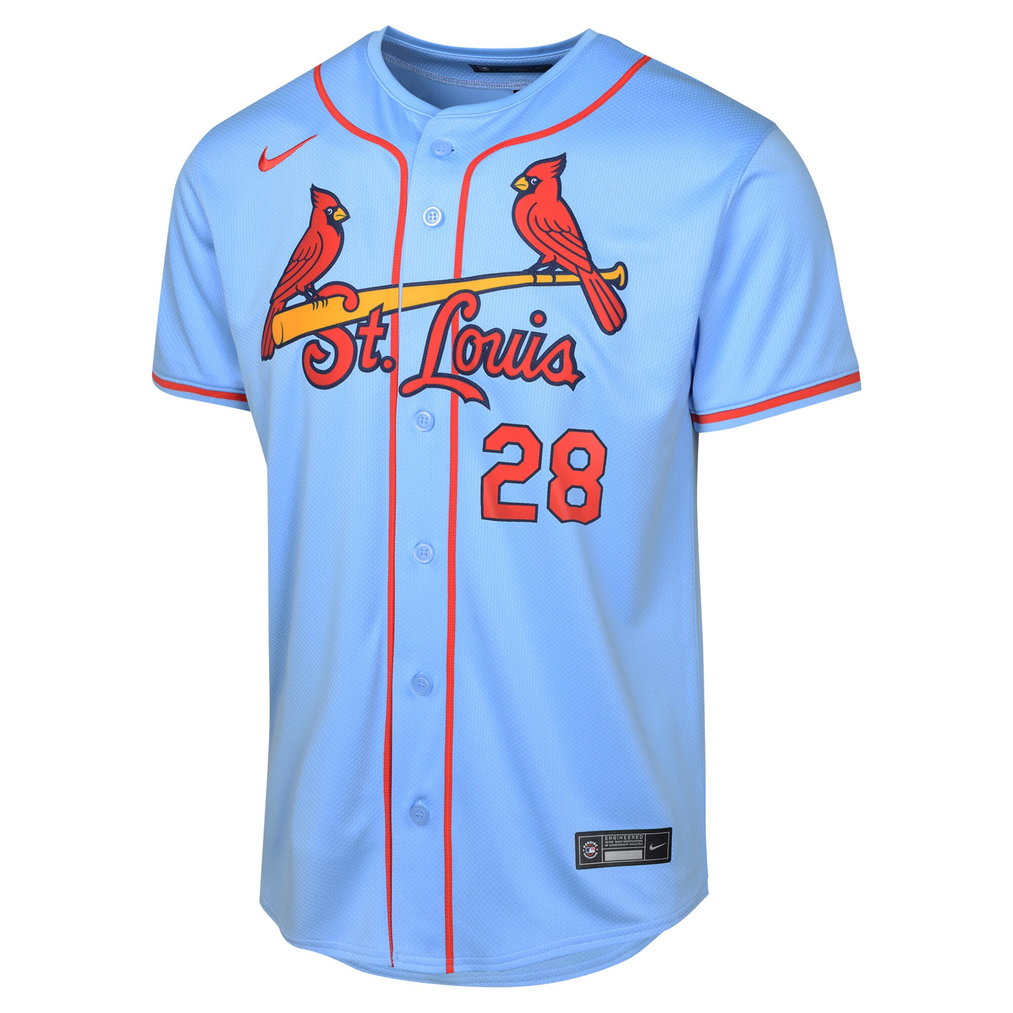 Nolan Arenado St. Louis Cardinals Youth Alternate Limited Player Jersey Light Blue