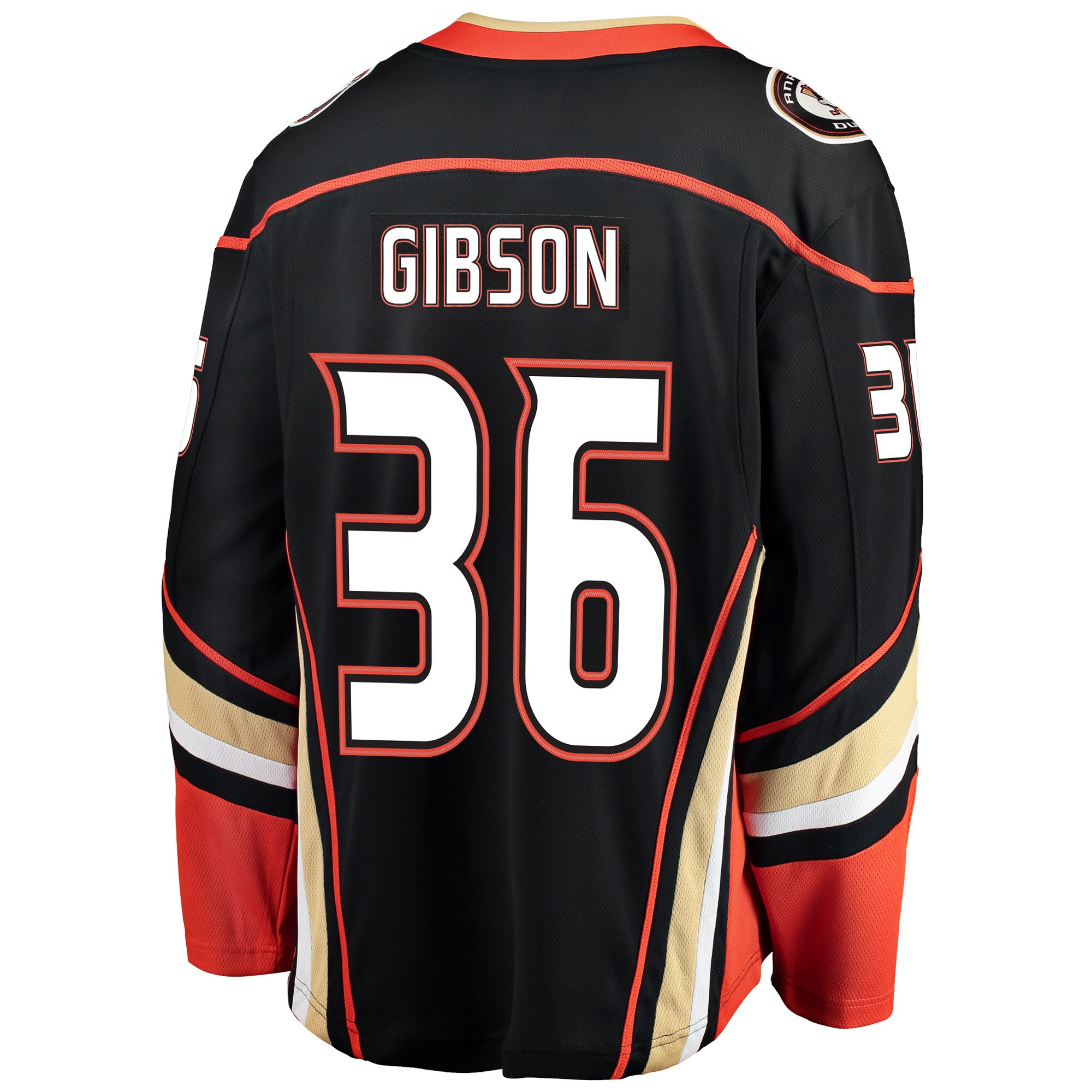 John Gibson Anaheim Ducks Fanatics Breakaway Player Jersey - Black